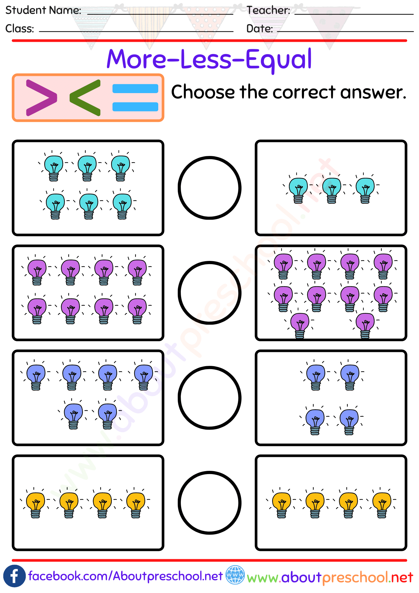 Free Printable Greater Than Less Than Worksheets Free Printable Greater Than Less Than Worksheets