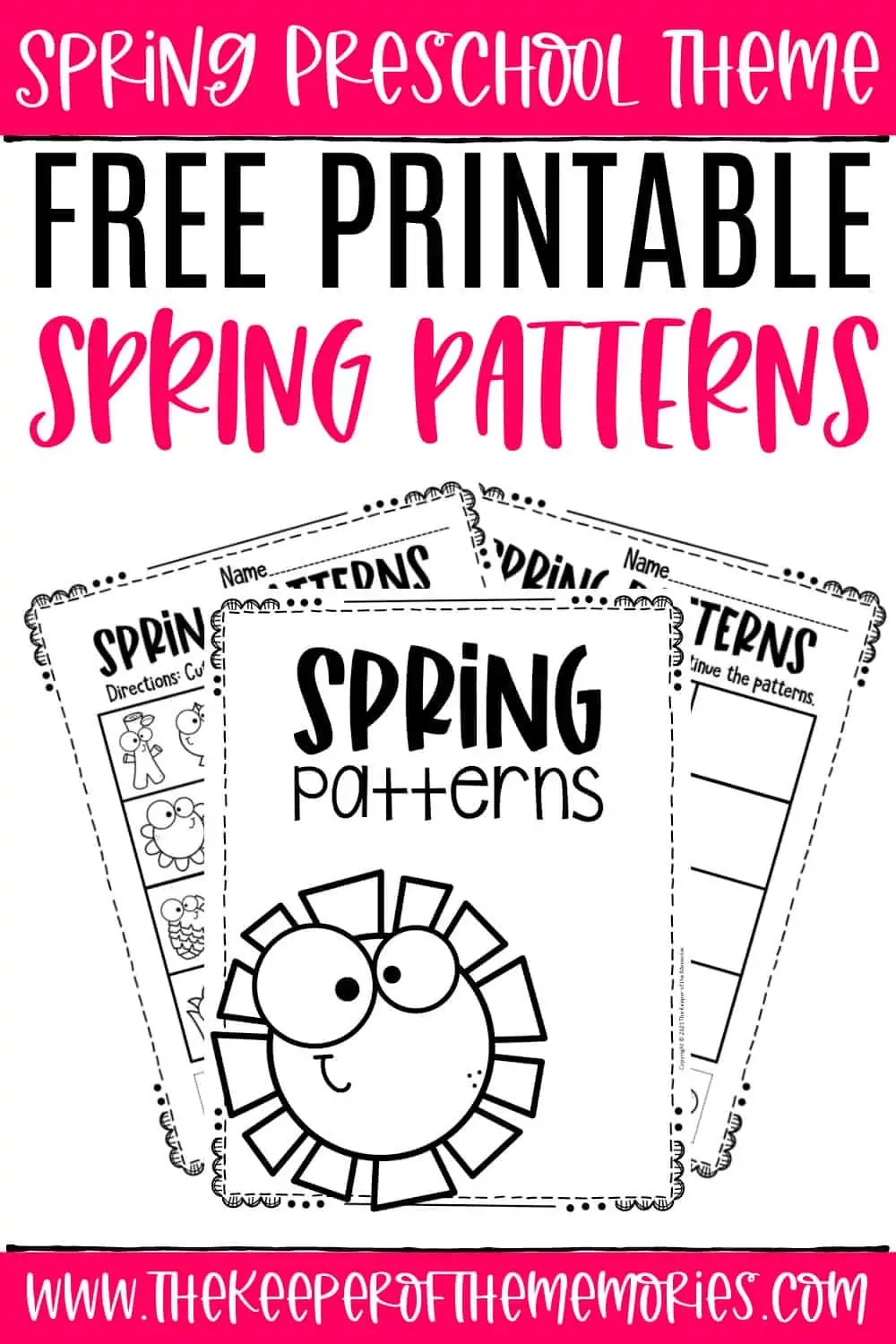 Free Printable Patterns Spring Preschool Worksheets The Keeper Of The Memories Free Printable Patterns Spring Preschool Worksheets The Keeper Of The Memories