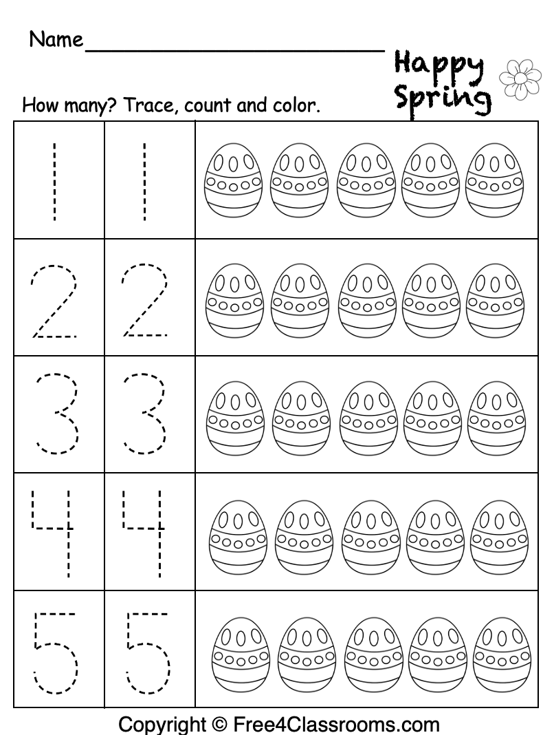 Free Printable Preschool Number Worksheet Free Worksheets Free4Classrooms Free Printable Preschool Number Worksheet Free Worksheets Free4Classrooms