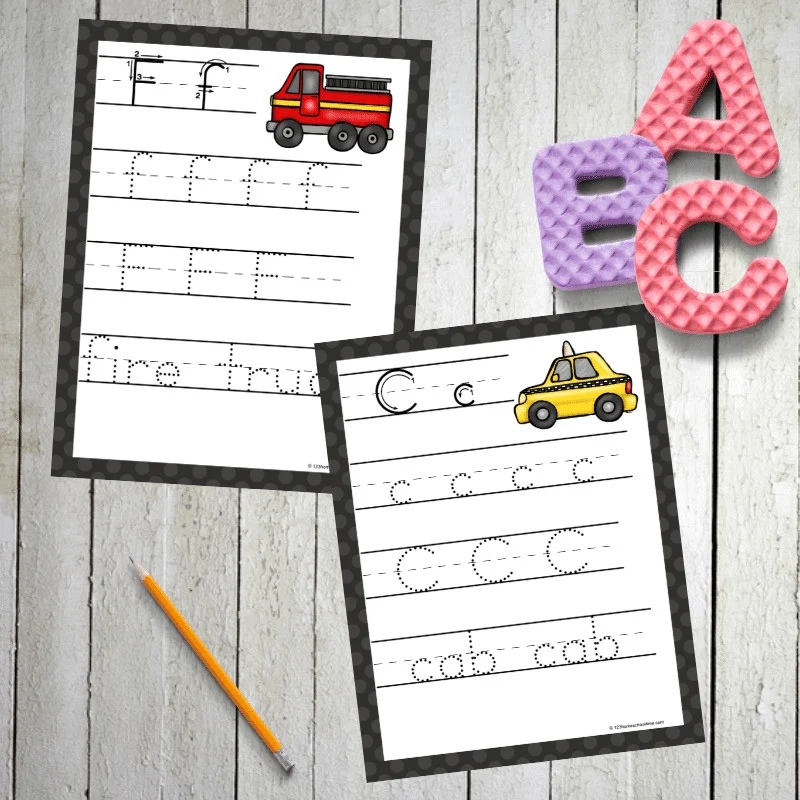 Handwriting Free Printable Preschool Worksheets Tracing Letters