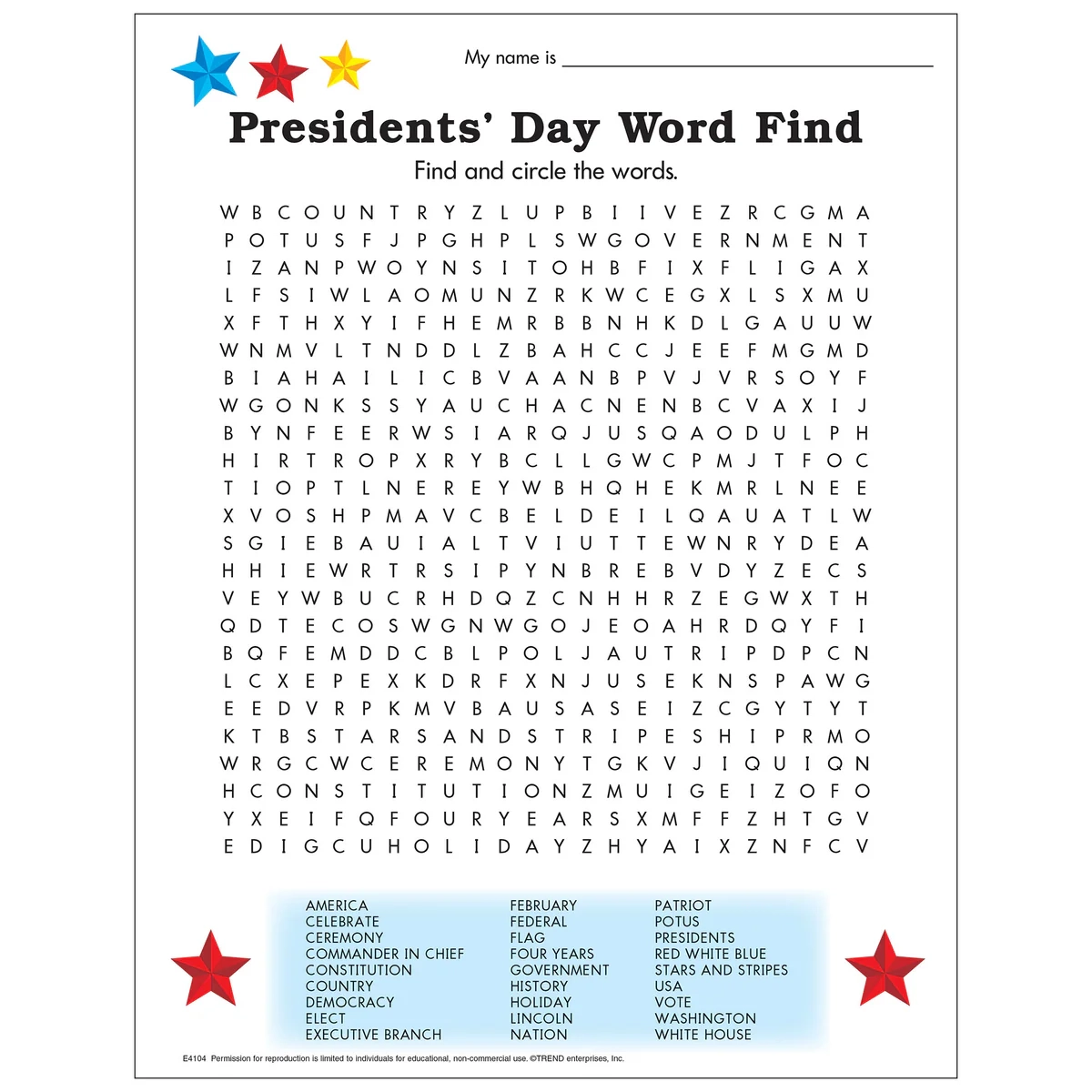 Free Printable Presidents Day Worksheets Free Printable Presidents Day Worksheets