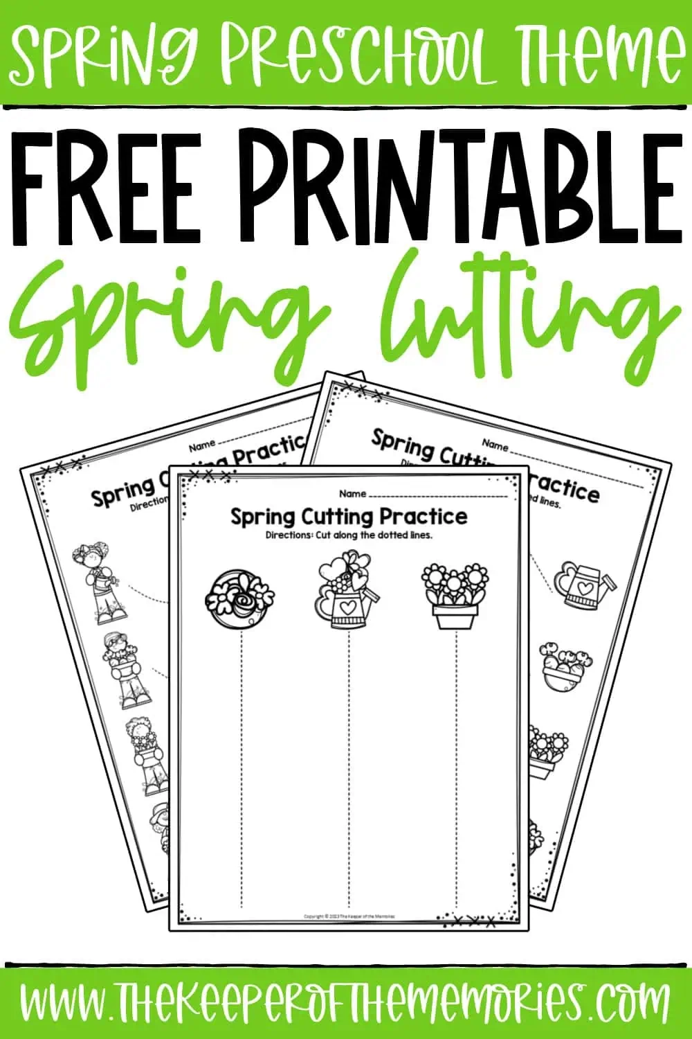 Free Printable Spring Cutting Worksheets The Keeper Of The Memories Free Printable Spring Cutting Worksheets The Keeper Of The Memories