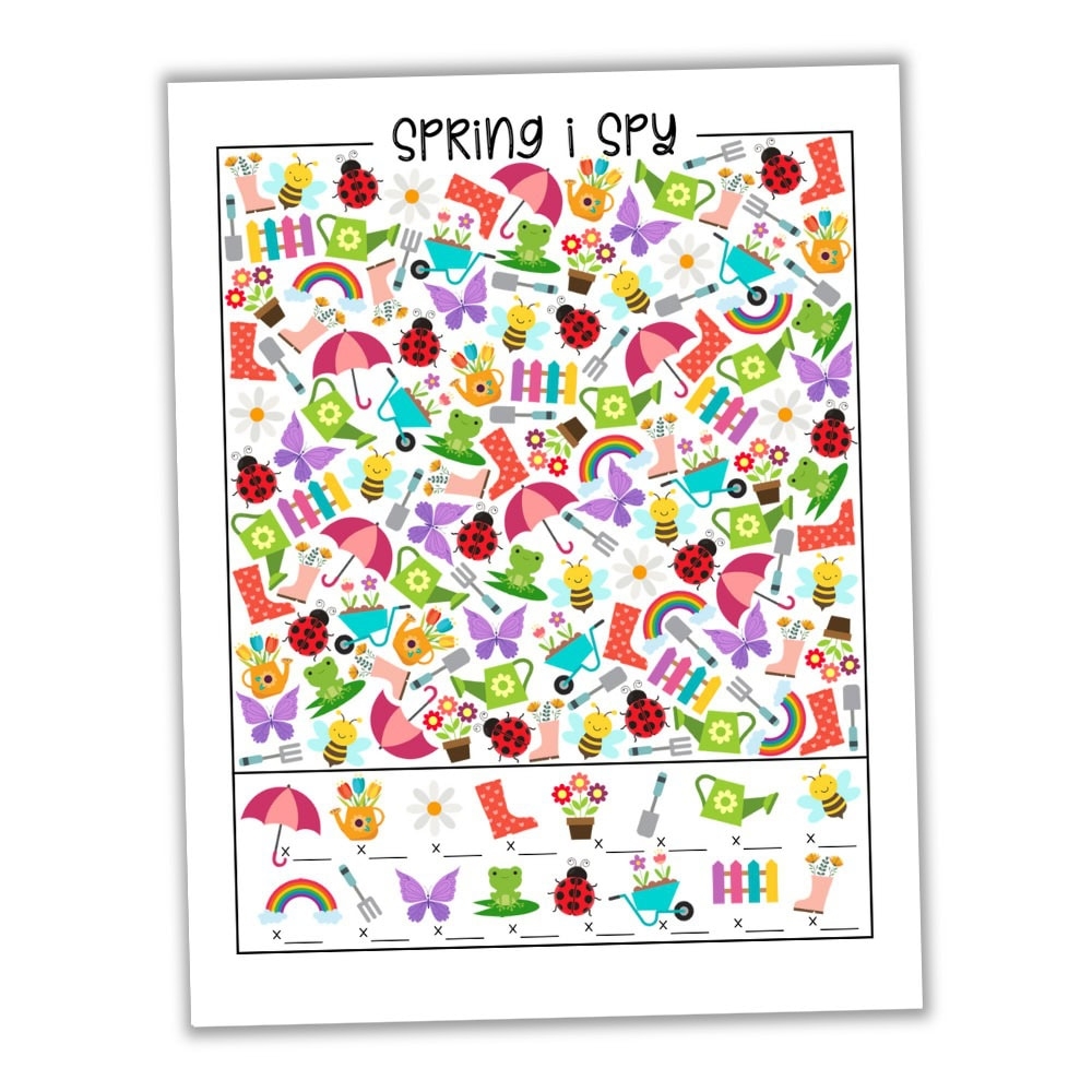 Free Printable Spring I Spy Game Answer Key The Craft at Home Family Free Printable Spring I Spy Game Answer Key The Craft at Home Family