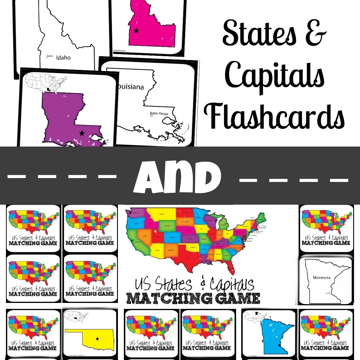 Free Printable States And Capitals Worksheets Free Printable States And Capitals Worksheets
