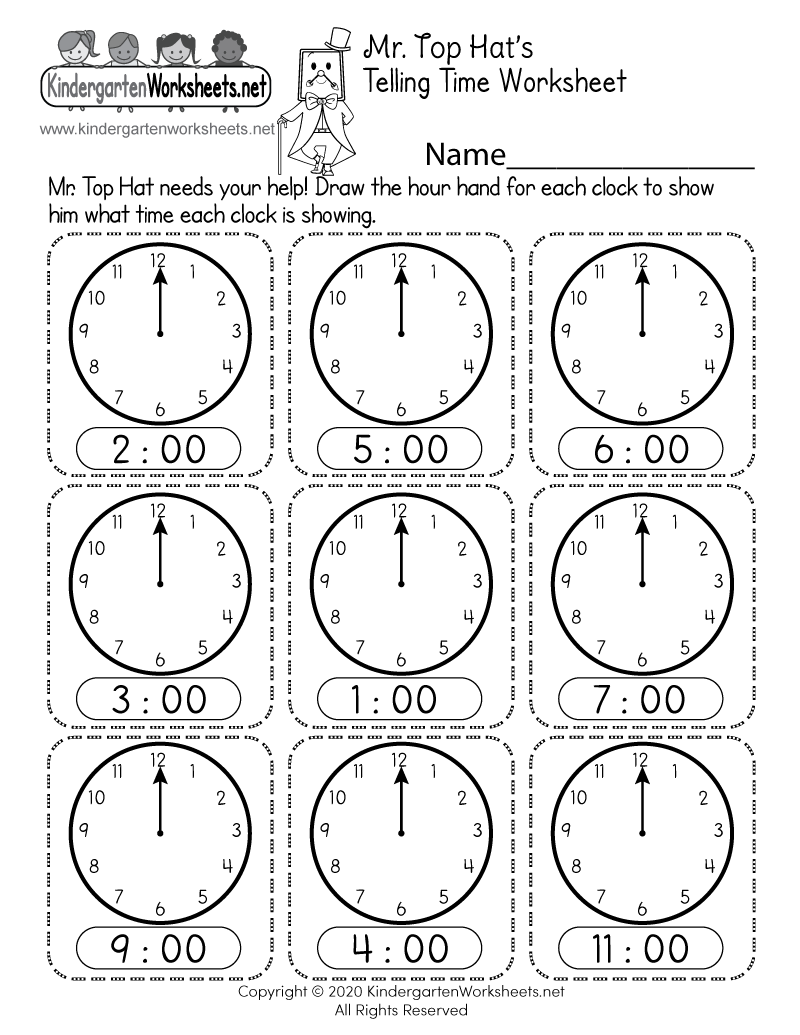Free Printable Telling Time Worksheets Free Printable Telling Time Worksheets