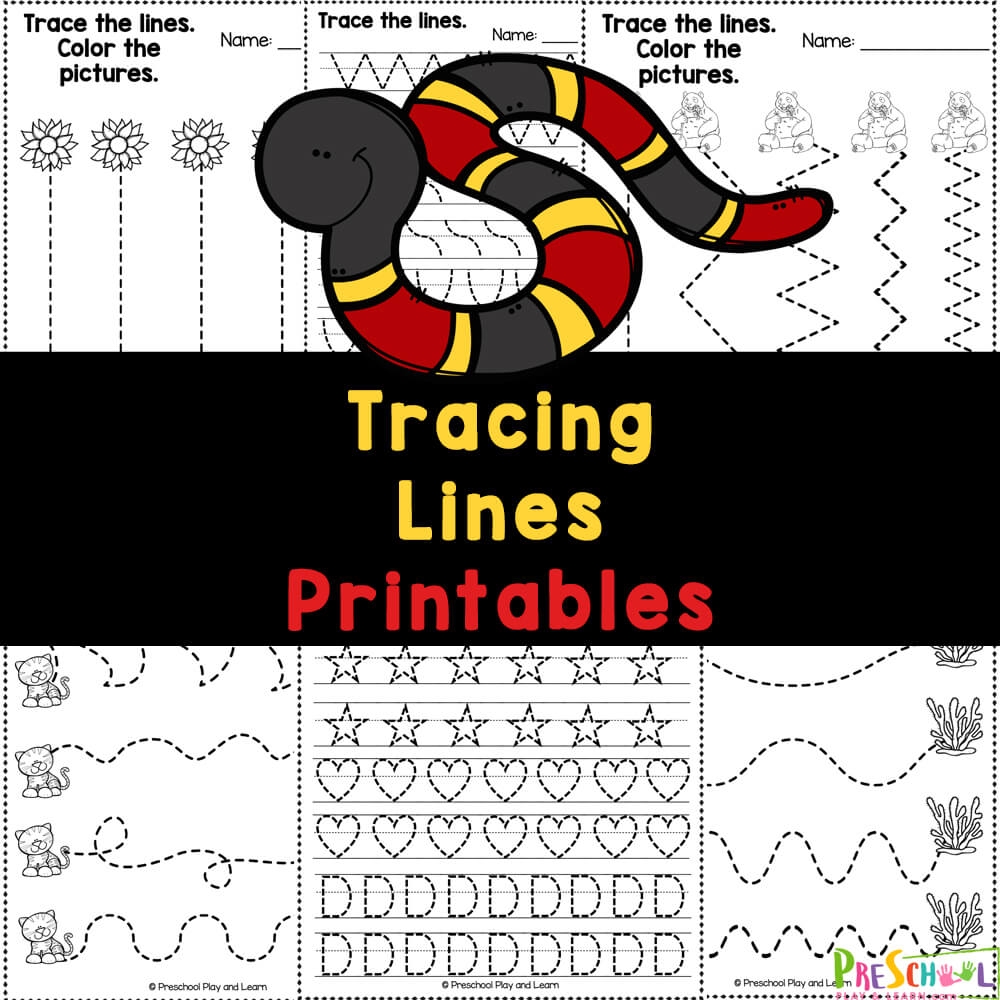Free Printable Tracing Worksheets For Kindergarten Free Printable Tracing Worksheets For Kindergarten