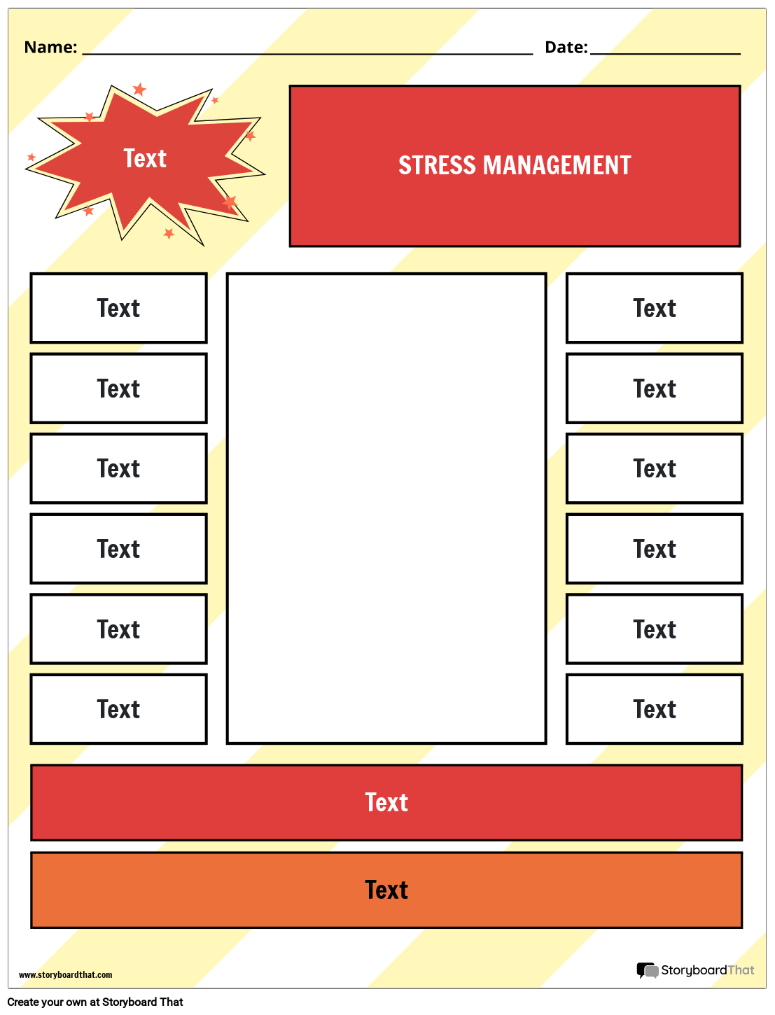 Free Stress Management Worksheets By StoryboardThat Free Stress Management Worksheets By StoryboardThat