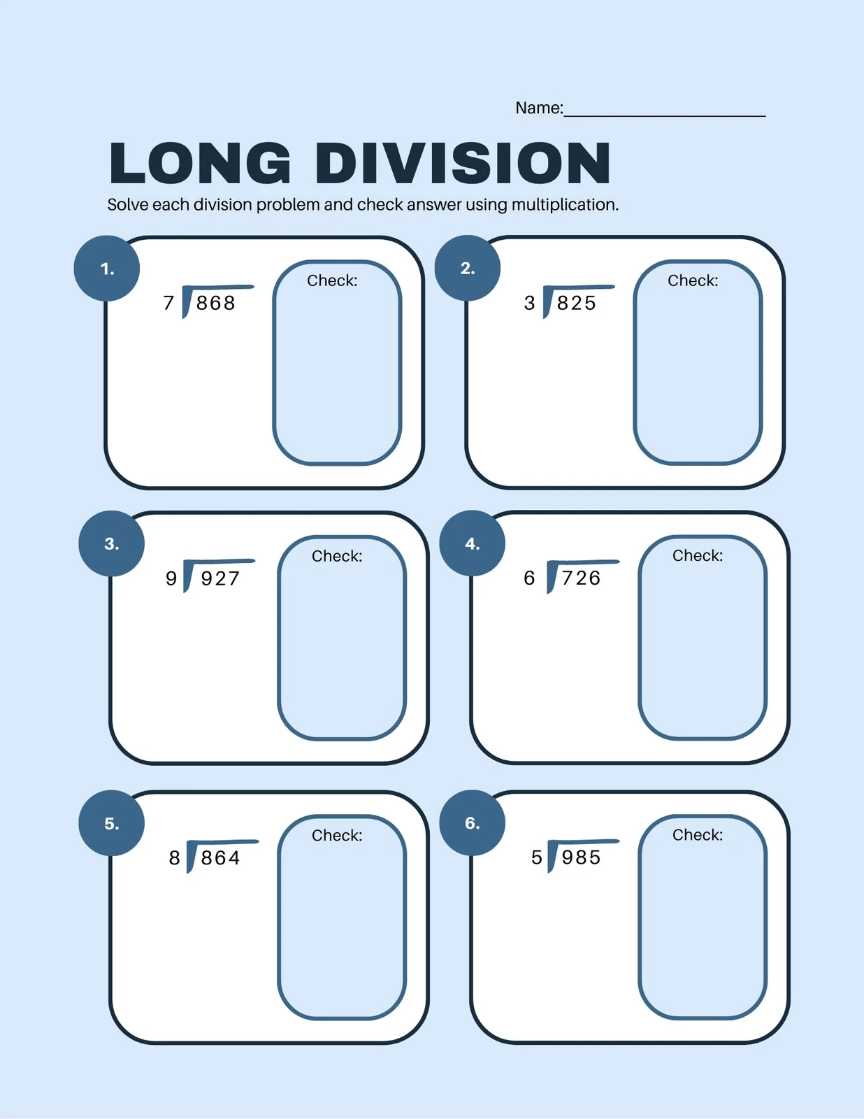 Free To Edit And Print Division Worksheet Templates Canva Free To Edit And Print Division Worksheet Templates Canva