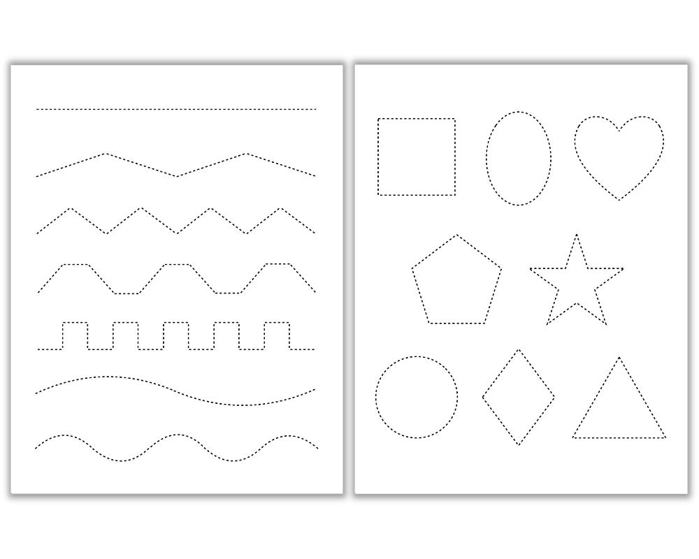 Free Tracing Cutting Worksheets The Craft at Home Family Free Tracing Cutting Worksheets The Craft at Home Family
