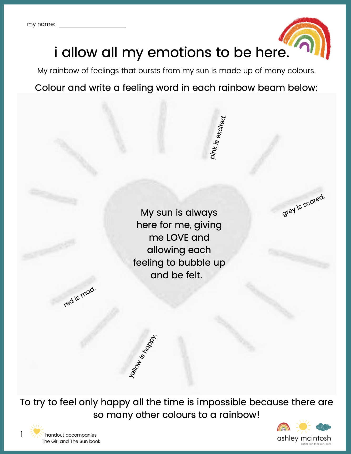 Free Worksheets On Kindness Self Regulation For Parents Teachers Ashley McIntosh Free Worksheets On Kindness Self Regulation For Parents Teachers Ashley McIntosh