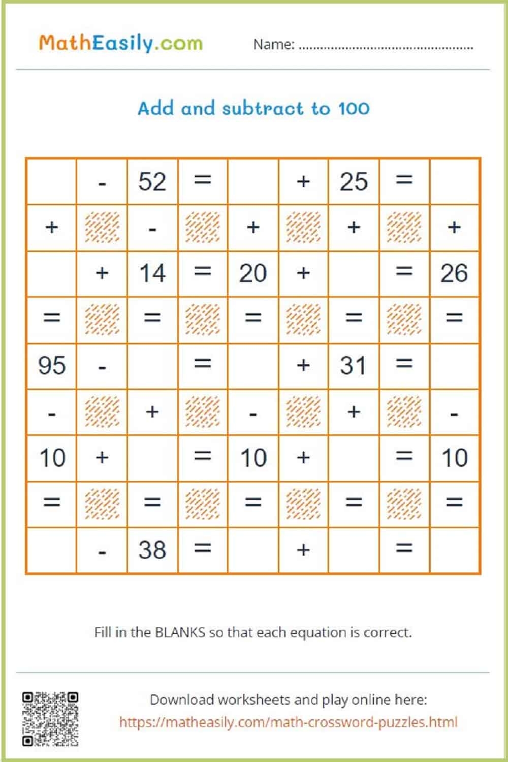 Printable 3rd Grade Worksheets