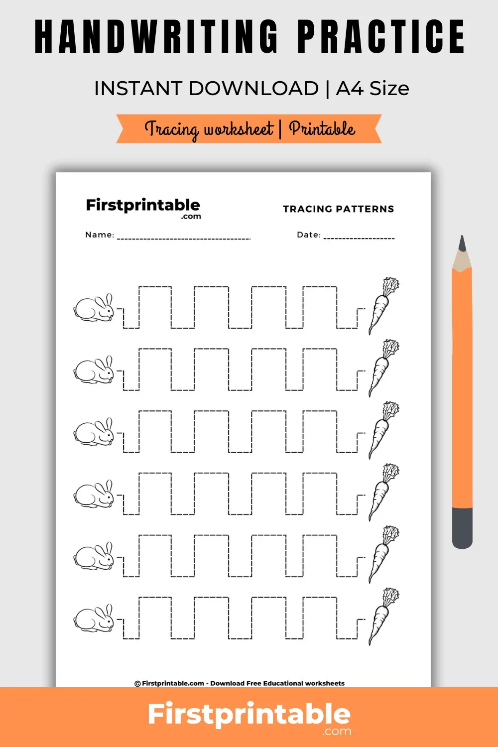 Printable Handwriting Worksheet Printable Handwriting Worksheet