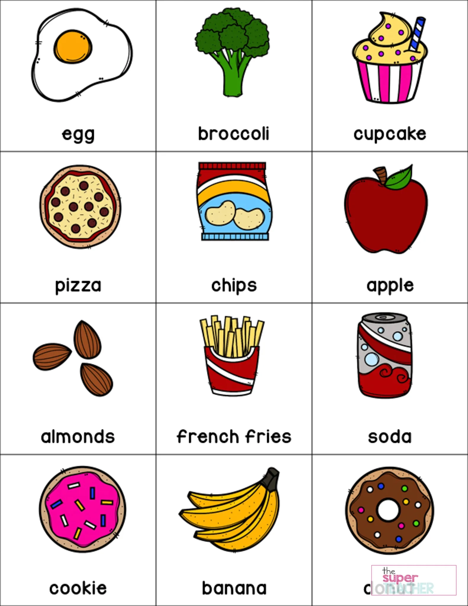 Healthy Foods Worksheet FREE DOWNLOAD The Super Teacher Healthy Foods Worksheet FREE DOWNLOAD The Super Teacher