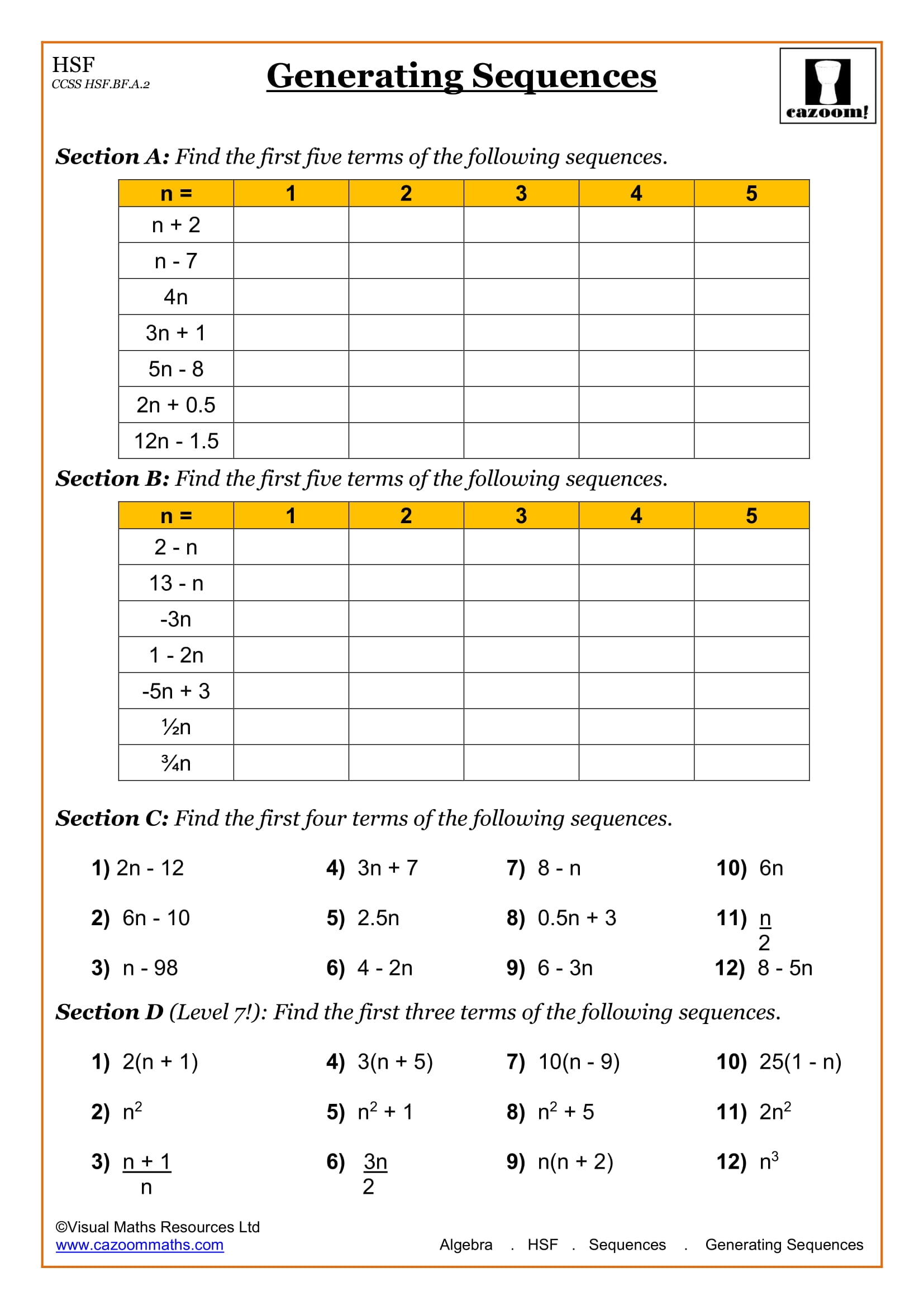 High School Math Worksheets Math Worksheets PDF High School Math Worksheets Math Worksheets PDF