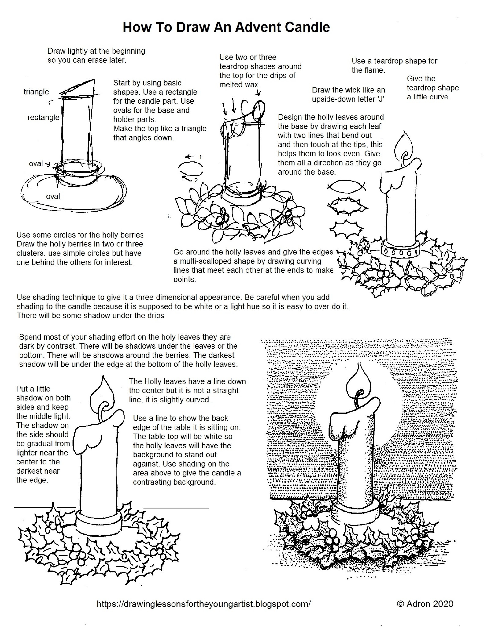How To Draw Worksheets For The Young Artist How To Draw A Picture Of An Advent Candle Worksheet And Lesson How To Draw Worksheets For The Young Artist How To Draw A Picture Of An Advent Candle Worksheet And Lesson
