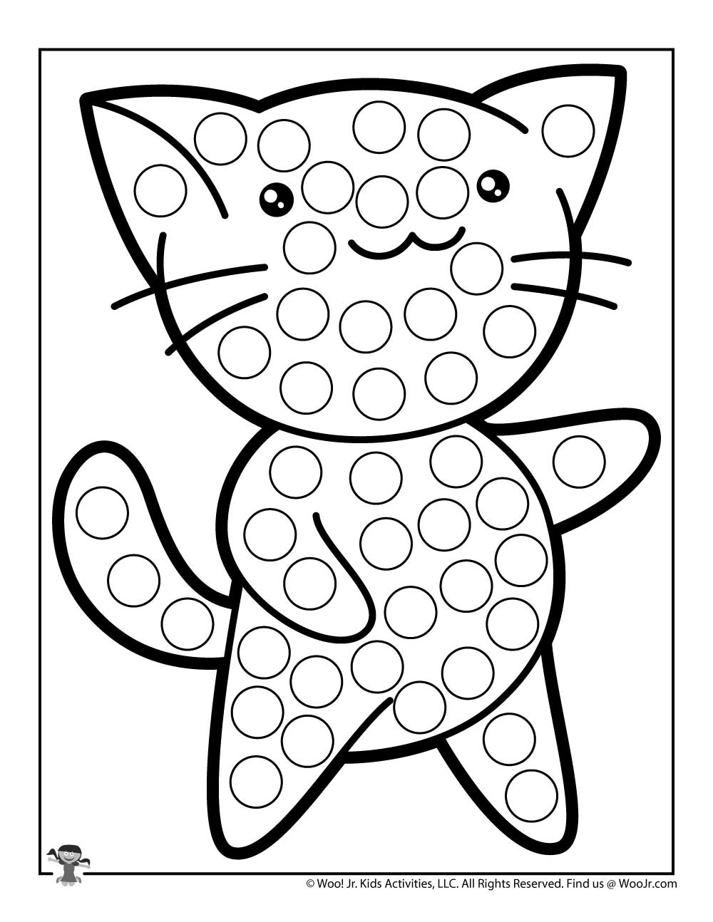Kawaii Dot Coloring Pages Woo Jr Kids Activities Children s Publishing Kawaii Dot Coloring Pages Woo Jr Kids Activities Children s Publishing