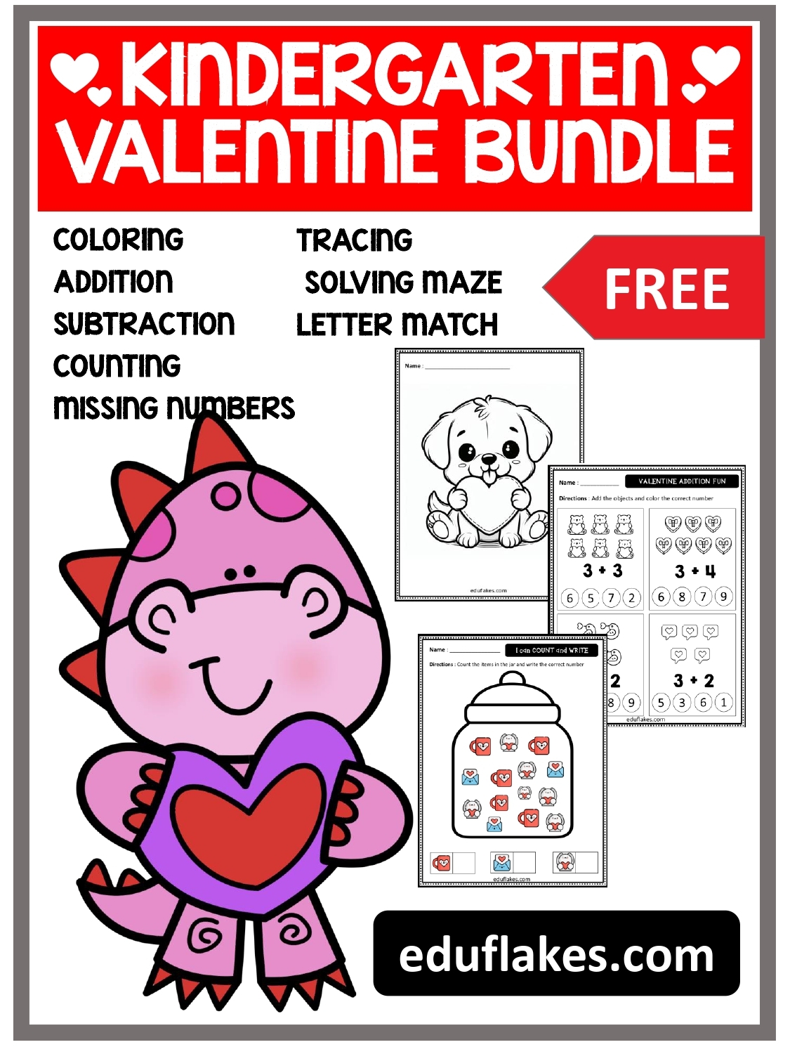 Valentine Printable Worksheets