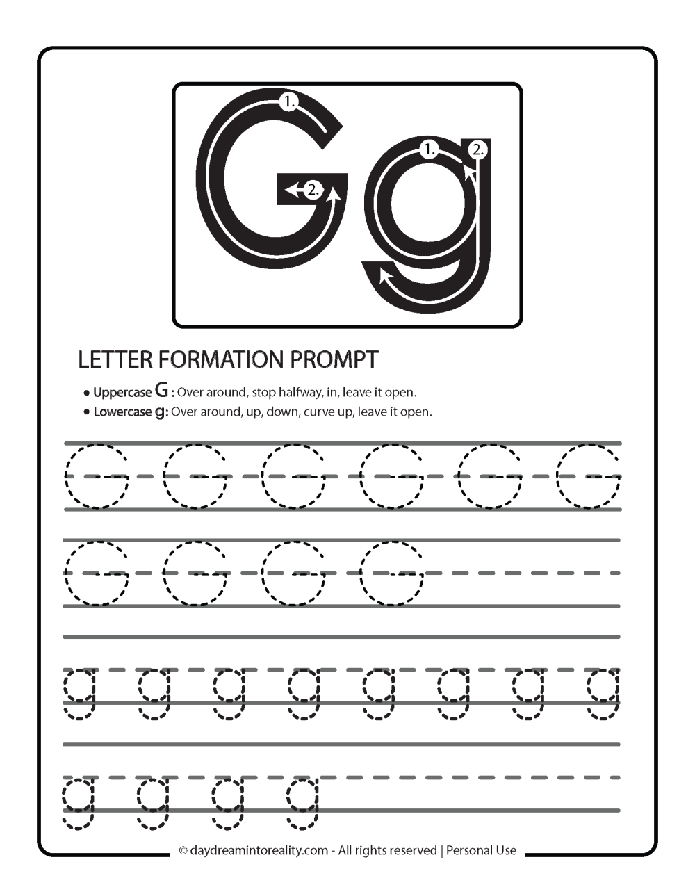 Letter G Worksheets 55 Free PDF Printables Daydream Into Reality Letter G Worksheets 55 Free PDF Printables Daydream Into Reality