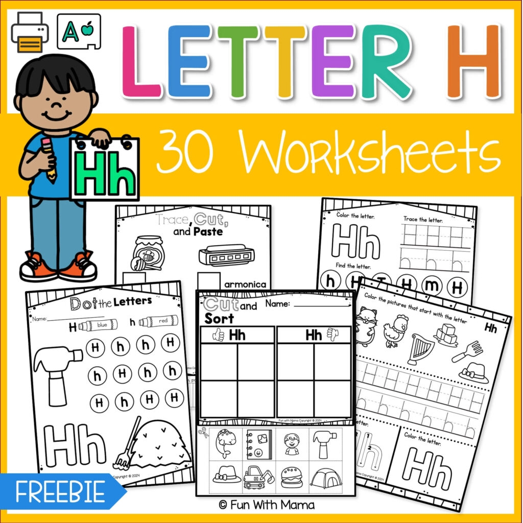 Letter H Worksheets Fun With Mama Letter H Worksheets Fun With Mama