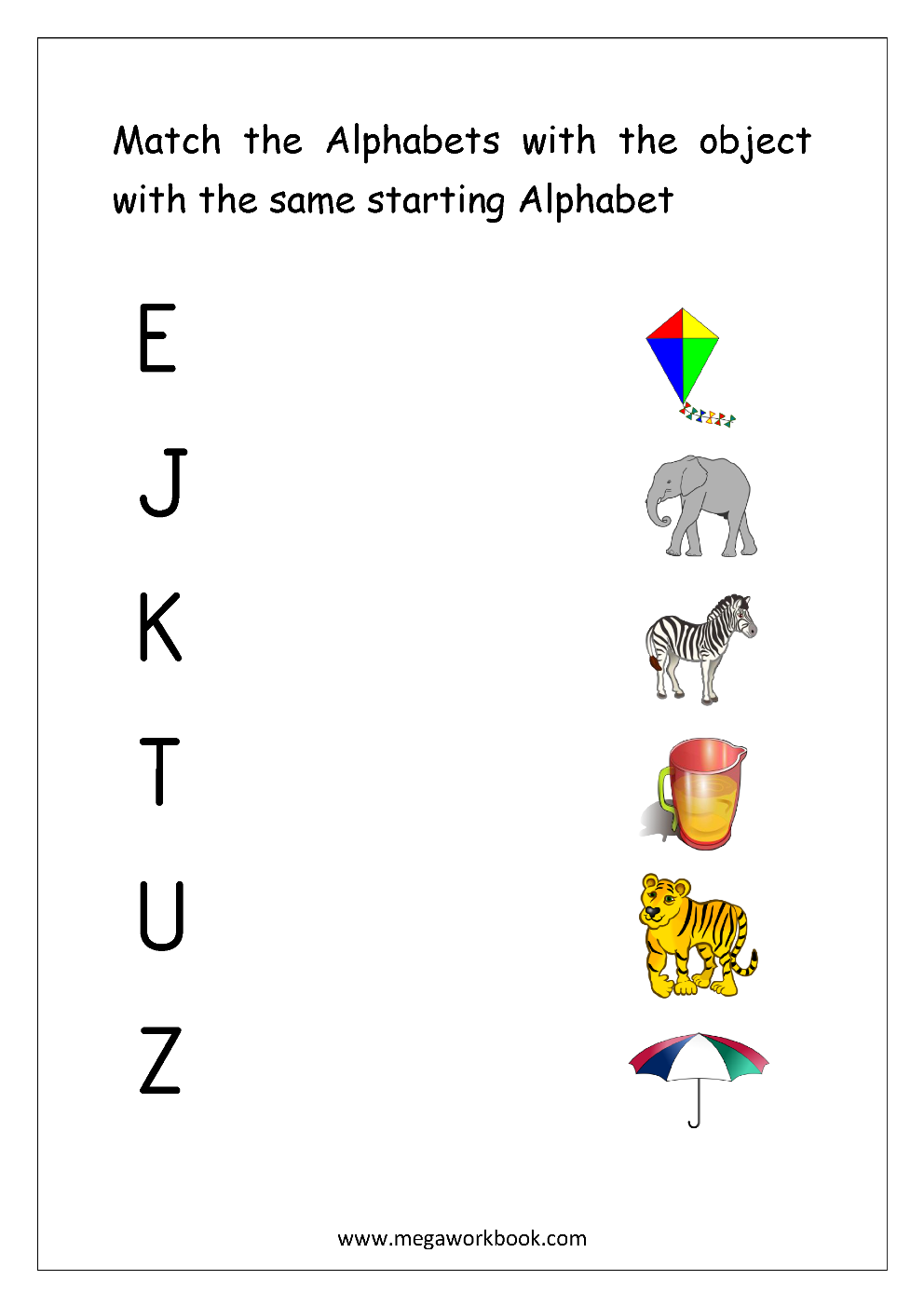 Free Printable Letter Matching Worksheets Free Printable Letter Matching Worksheets