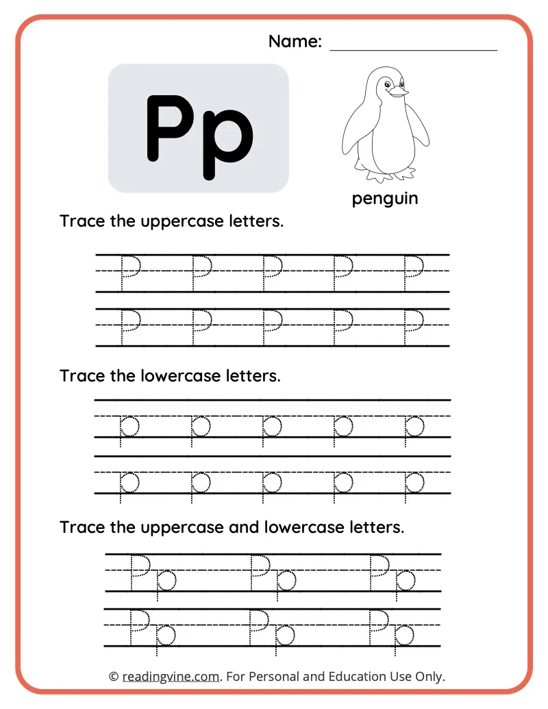 Letter P Printable Worksheets Letter P Printable Worksheets