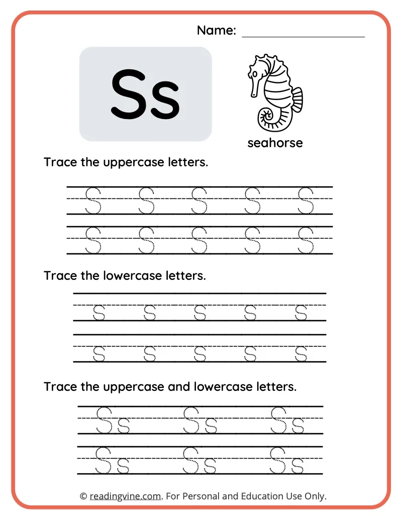 Letter S Worksheets For Preschool Free Printable Letter S Worksheets For Preschool Free Printable