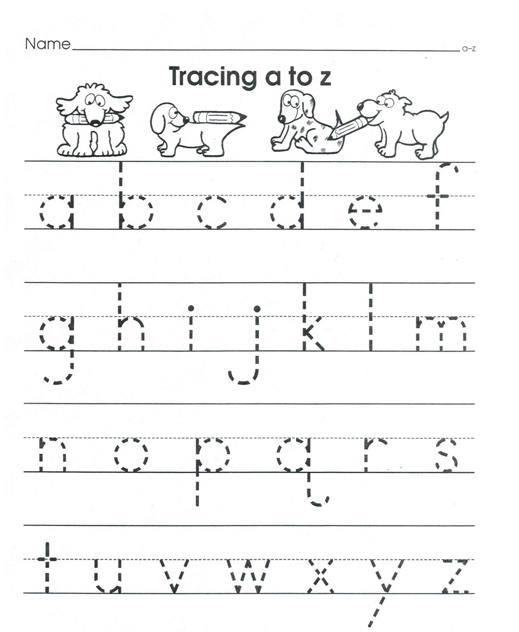 Letter Tracing Worksheets Printable