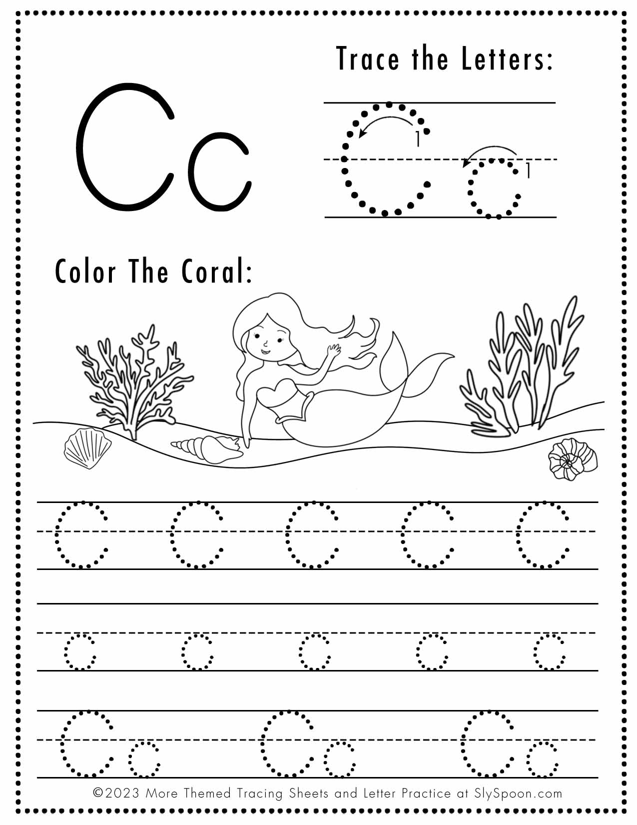 Letter Tracing Worksheets Archives Sly Spoon
