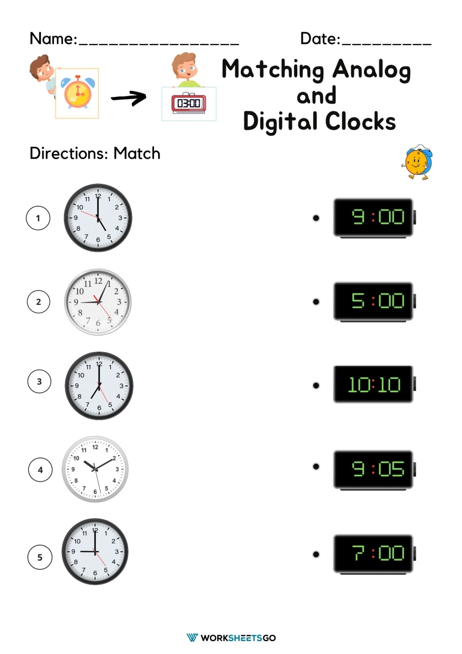 Clock Worksheets Printable Clock Worksheets Printable