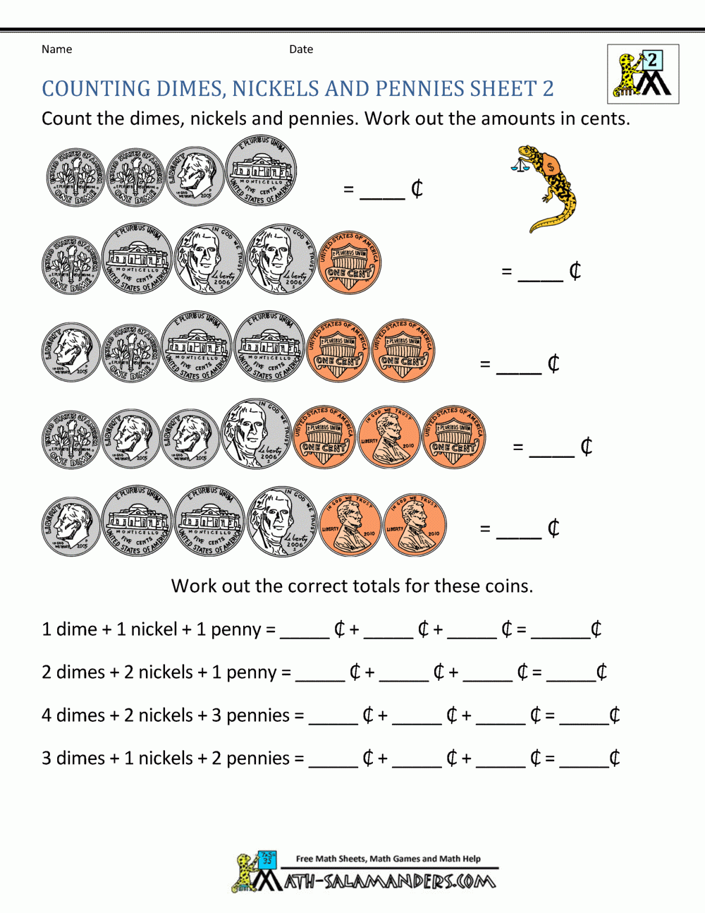 Free Printable Money Worksheets Free Printable Money Worksheets