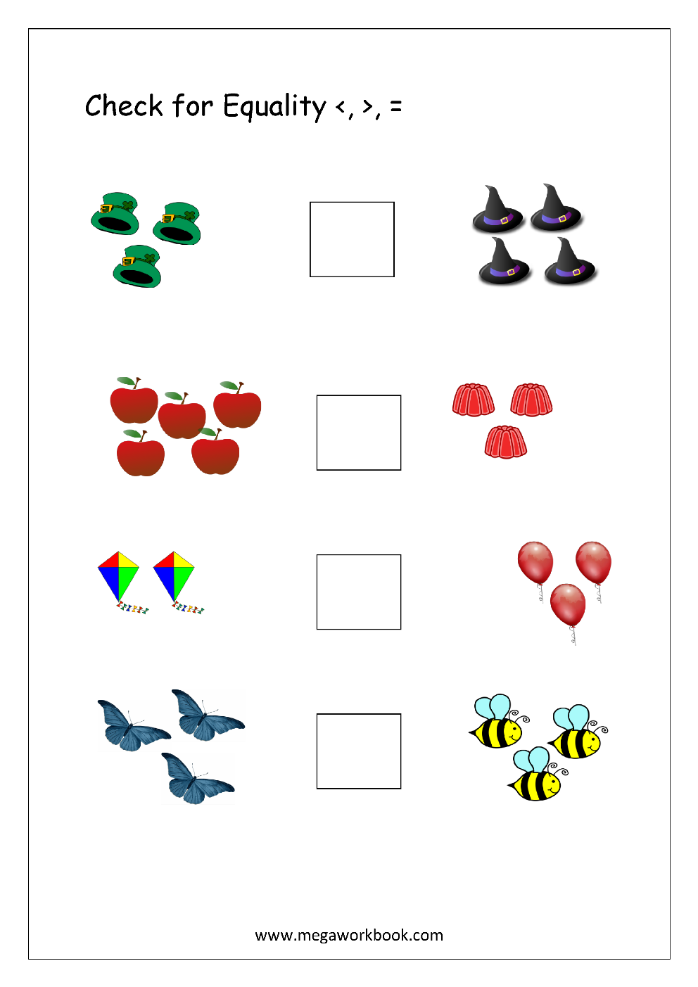 More And Less Worksheets Greater Than Less Than Worksheets For Preschool Kindergarten MegaWorkbook More And Less Worksheets Greater Than Less Than Worksheets For Preschool Kindergarten MegaWorkbook