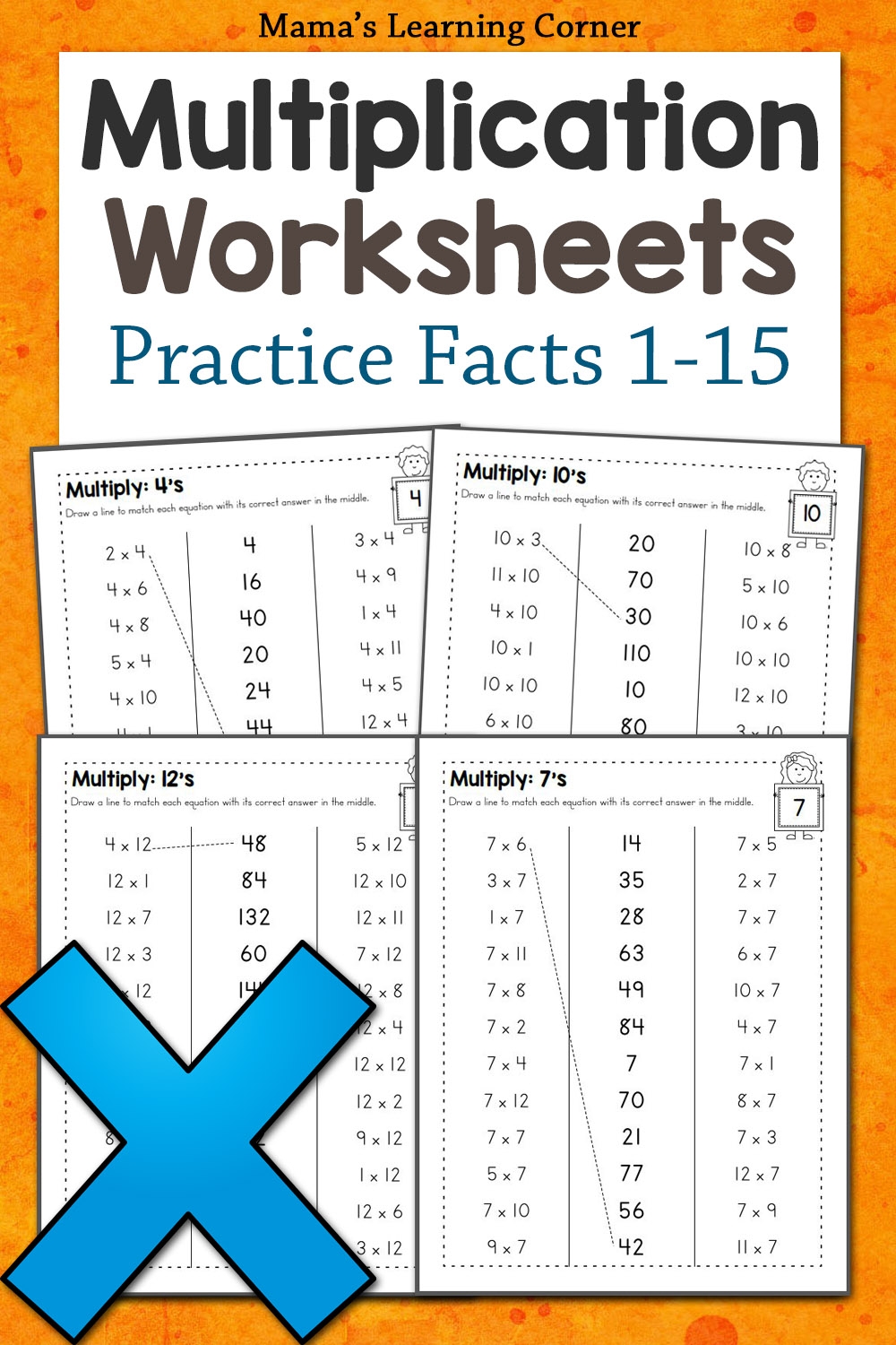 Free Printable Multiplication Worksheets 1-12 Free Printable Multiplication Worksheets 1-12