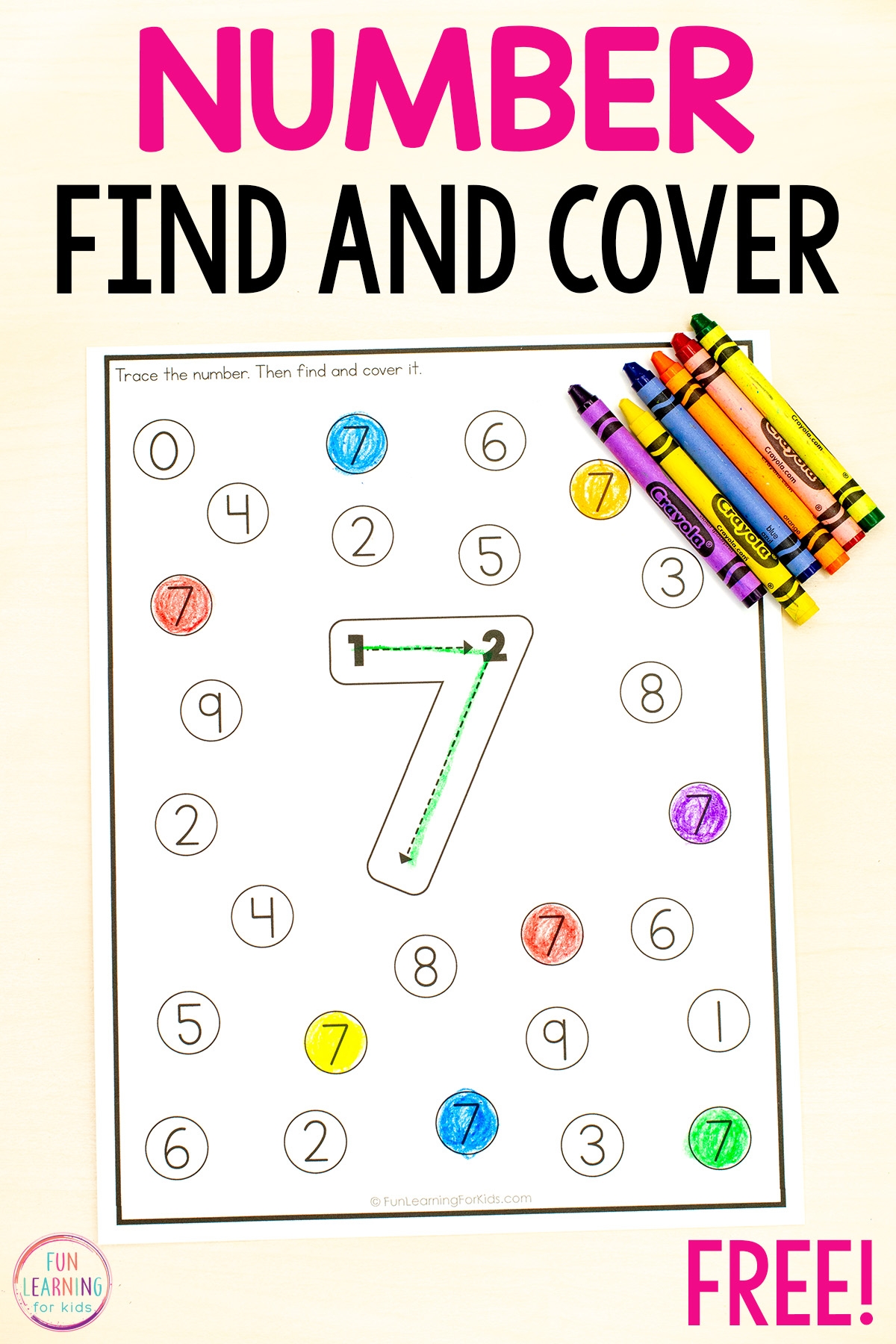 Free Printable Number Worksheets For Preschool
