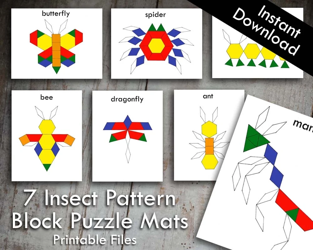 Pattern Block Templates Educational Resources Twinkl Pattern Block Templates Educational Resources Twinkl