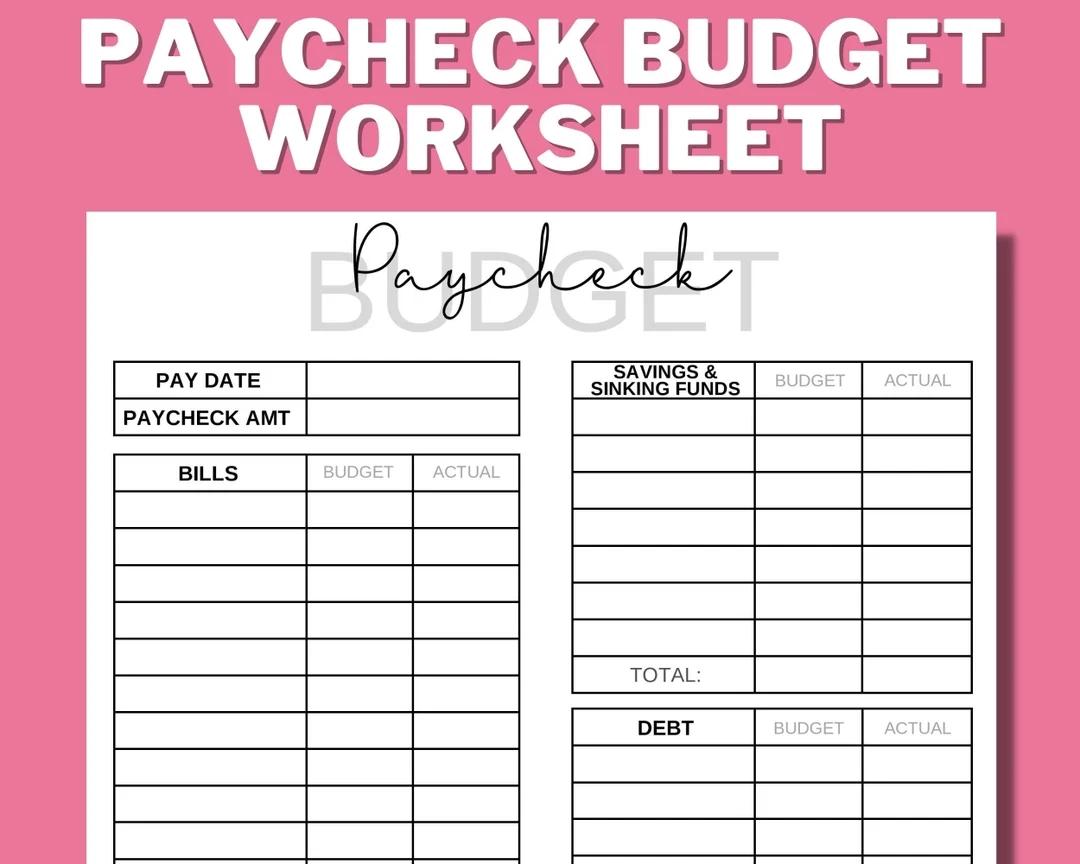 PAYCHECK BUDGET PRINTABLE Budget Worksheet Budget Binder Weekly Biweekly Monthly Zero Based Budget Budget Mom A4 Us Letter Etsy UK PAYCHECK BUDGET PRINTABLE Budget Worksheet Budget Binder Weekly Biweekly Monthly Zero Based Budget Budget Mom A4 Us Letter Etsy UK