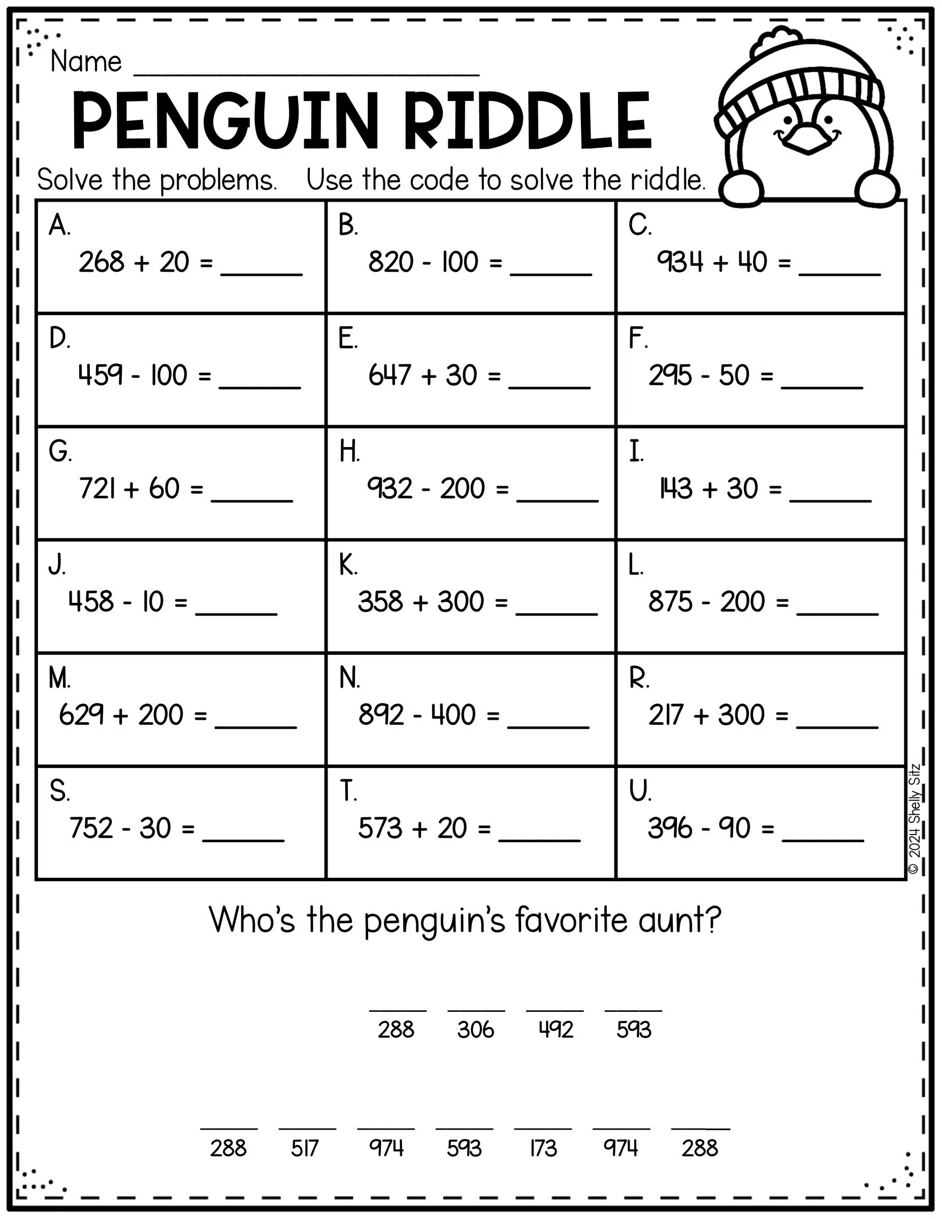 Printable Second Grade Math Worksheets Printable Second Grade Math Worksheets
