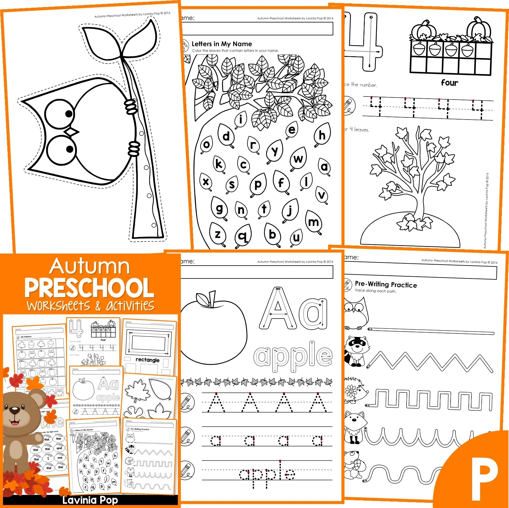 Autumn Worksheets Printable Autumn Worksheets Printable