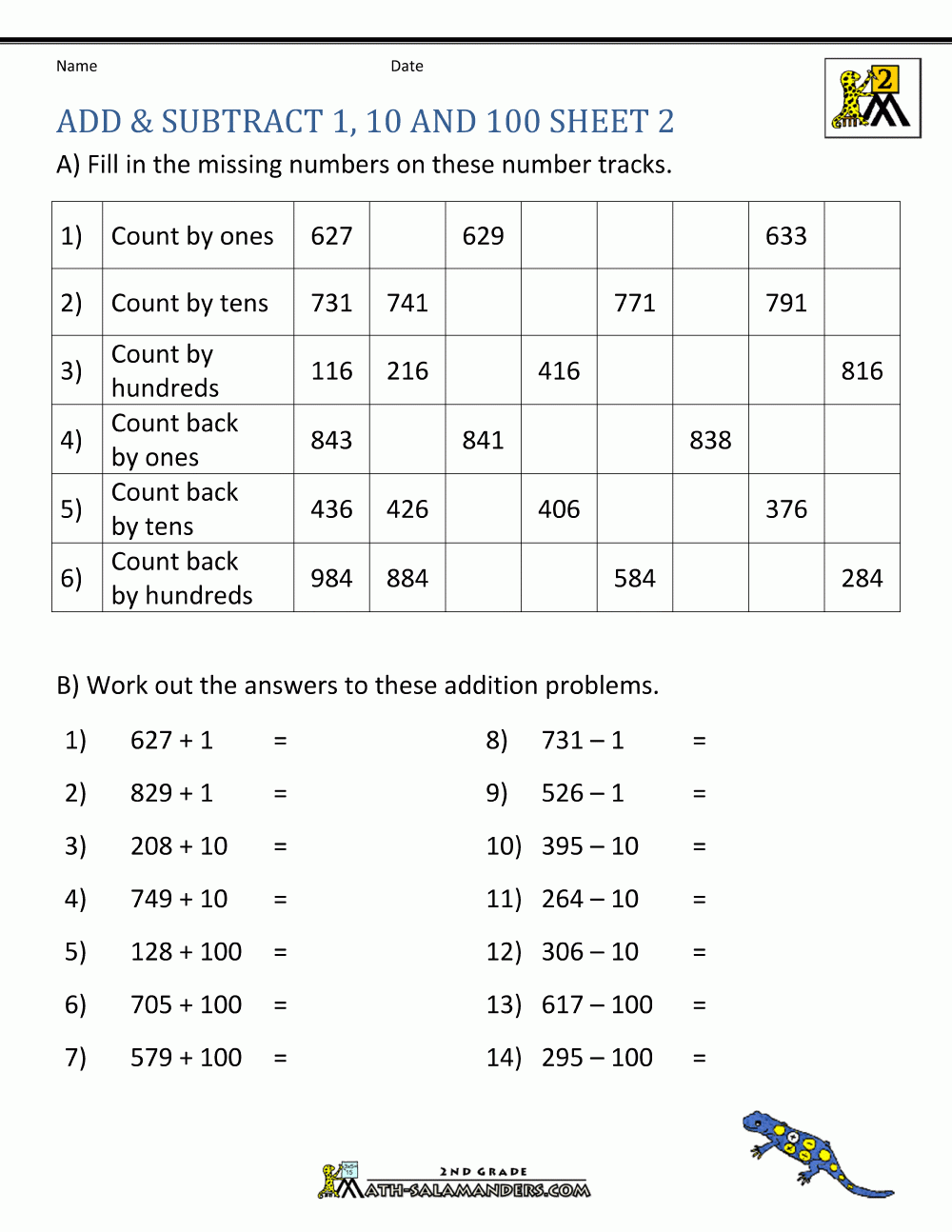 Printable Addition And Subtraction Worksheets Printable Addition And Subtraction Worksheets