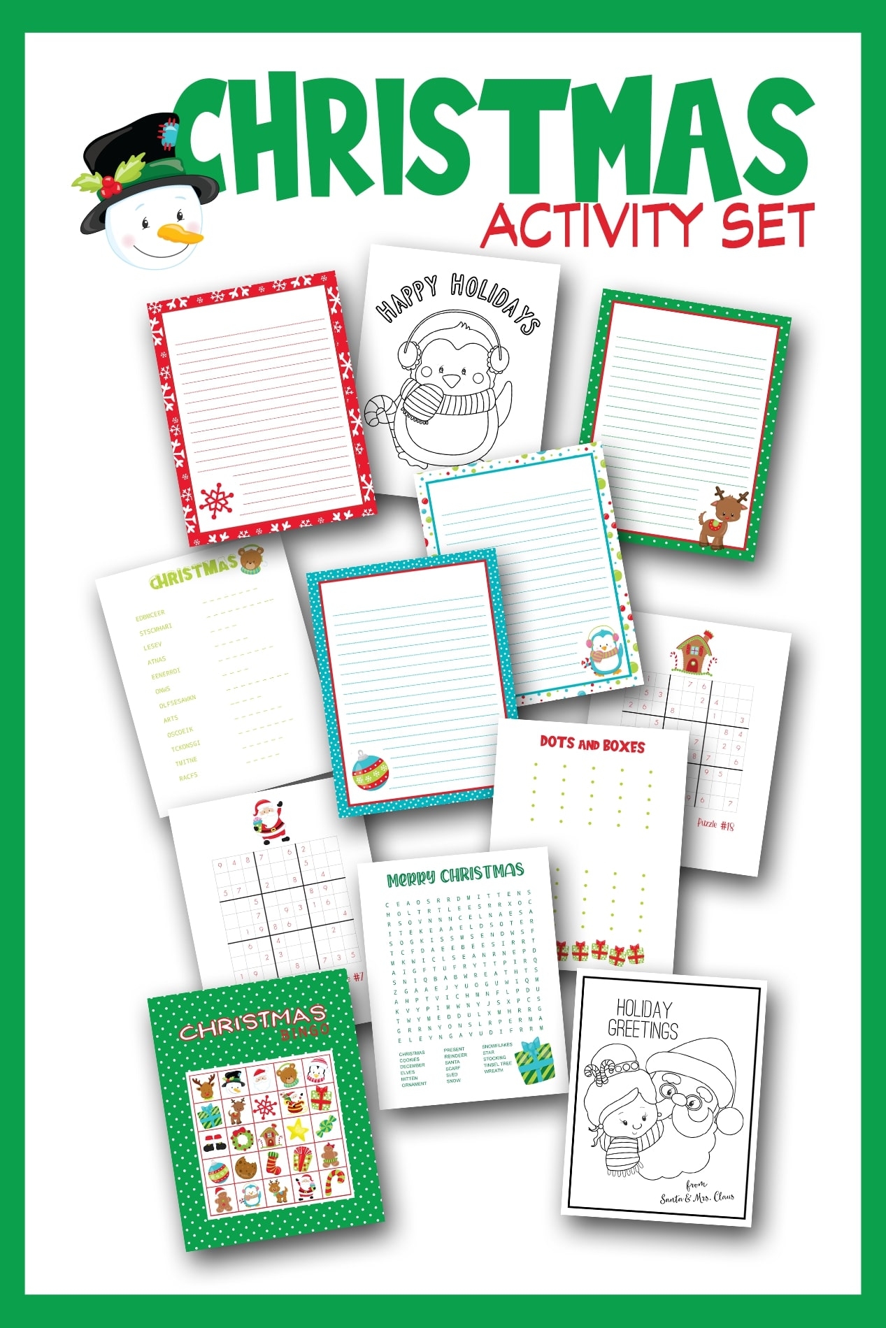 Printable Christmas Activities Kids Activity Zone Printable Christmas Activities Kids Activity Zone