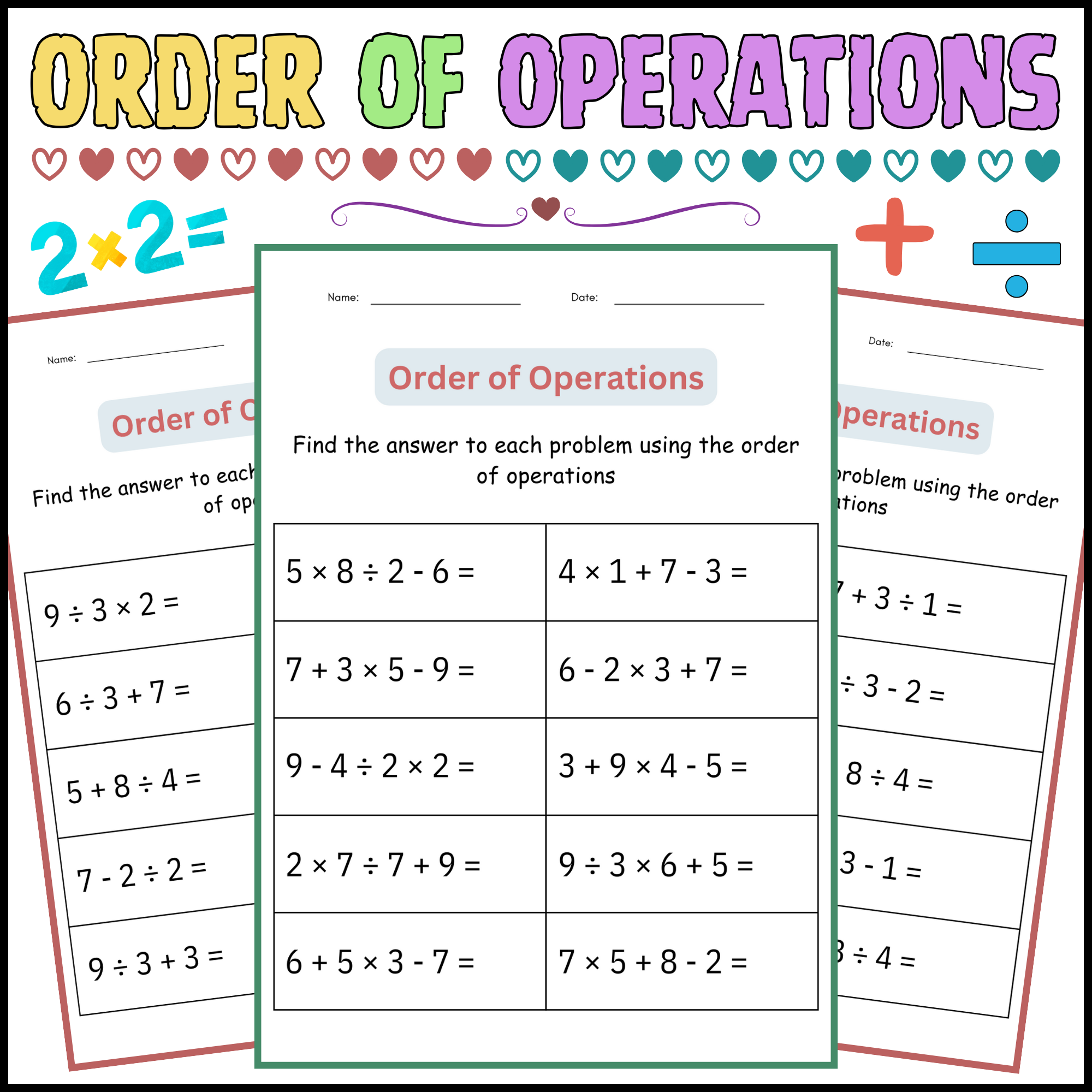 5th Grade Printable Worksheets 5th Grade Printable Worksheets