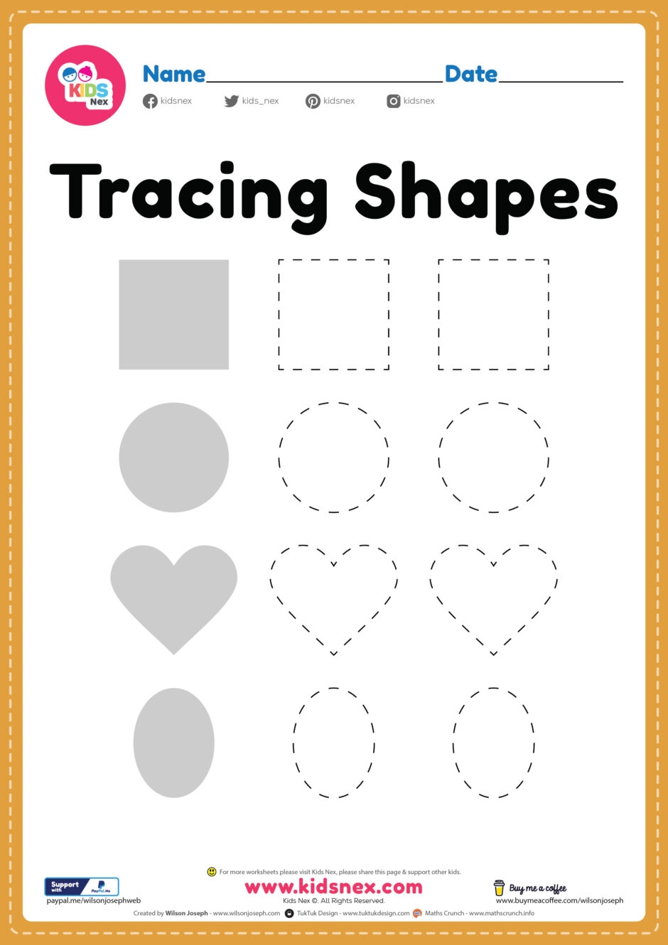 Printable Shapes Worksheet For Preschool Free Printable Printable Shapes Worksheet For Preschool Free Printable