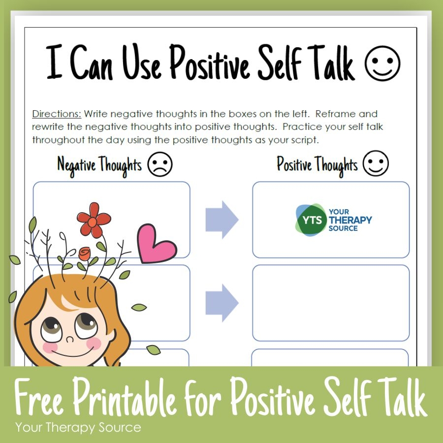 Printable Positive Affirmations Worksheet Pdf