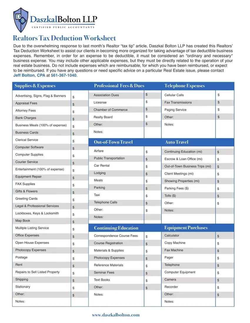 Real Estate Tax Deduction Worksheet Fill Out Printable PDF Forms Online Real Estate Tax Deduction Worksheet Fill Out Printable PDF Forms Online