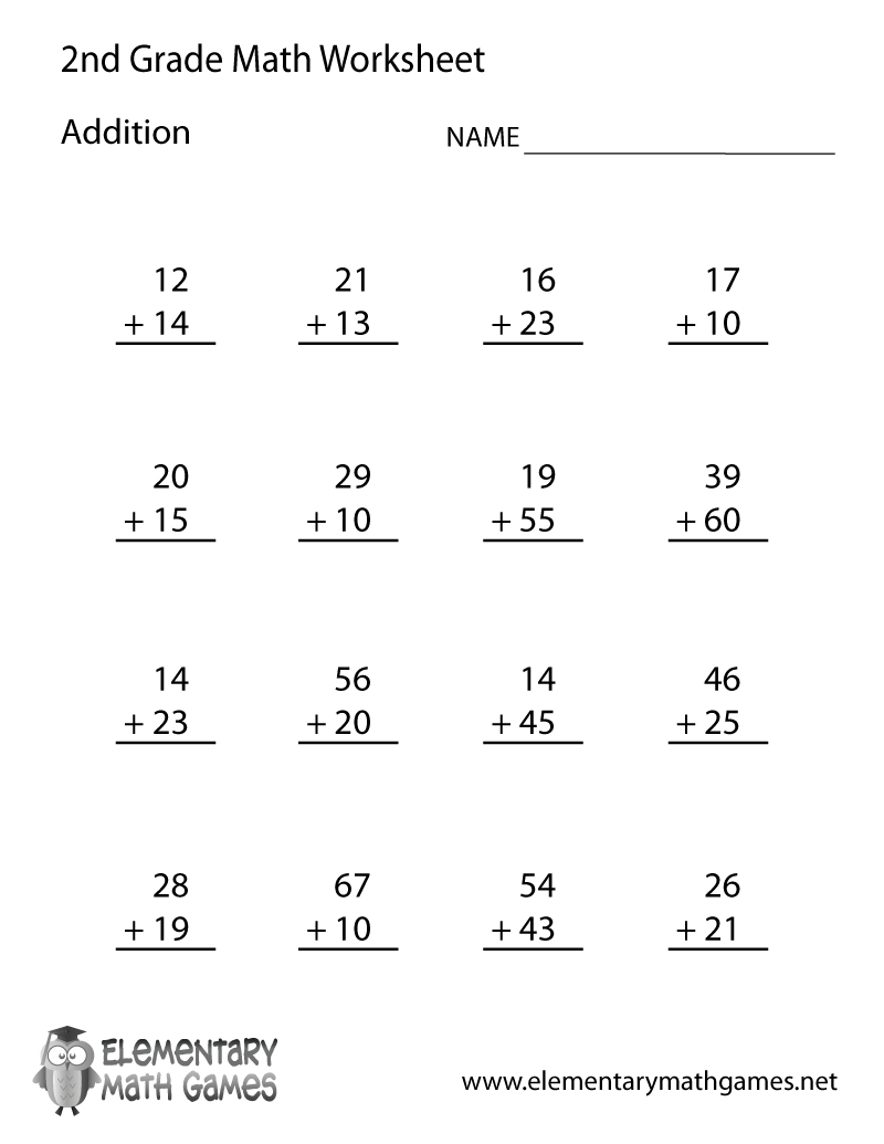 Printable Worksheets For 2nd Grade