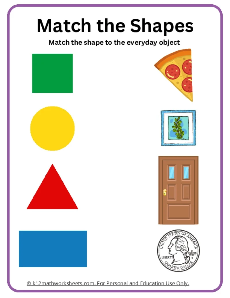 Free Printable Shapes Worksheets For Kindergarten Free Printable Shapes Worksheets For Kindergarten