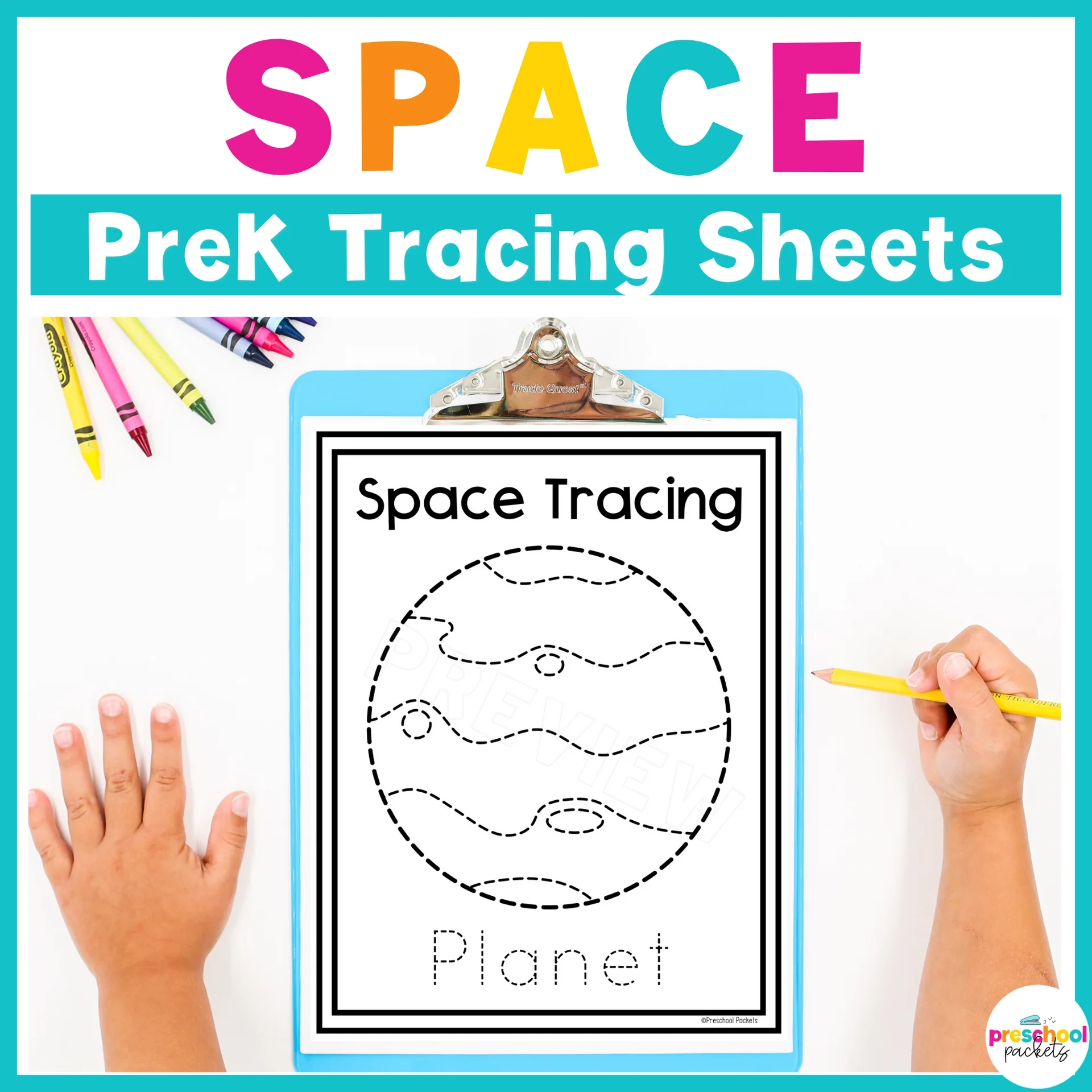 Space Tracing Worksheets For Preschool PreK And Kindergarten Preschool Packets Space Tracing Worksheets For Preschool PreK And Kindergarten Preschool Packets