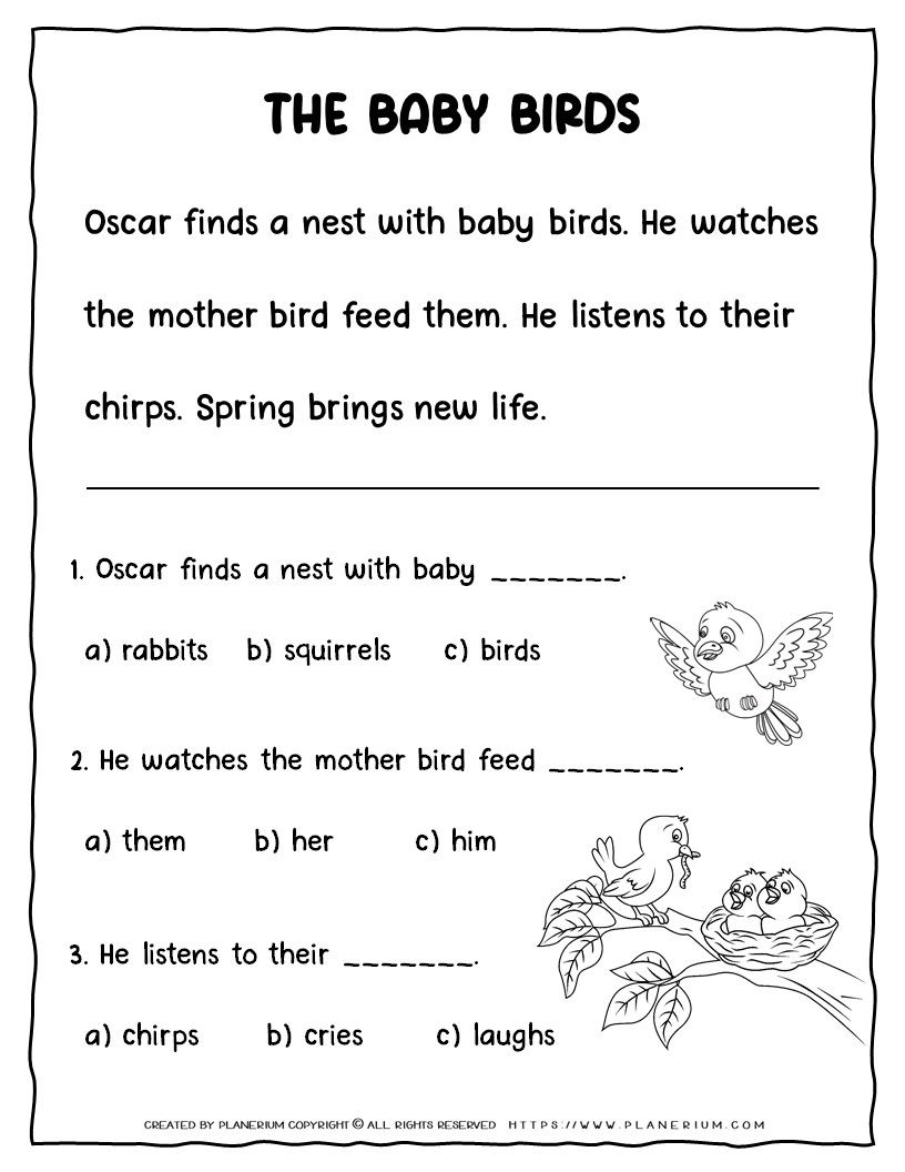 Spring Kids Reading Passages Boost Skills And Thinking Spring Kids Reading Passages Boost Skills And Thinking