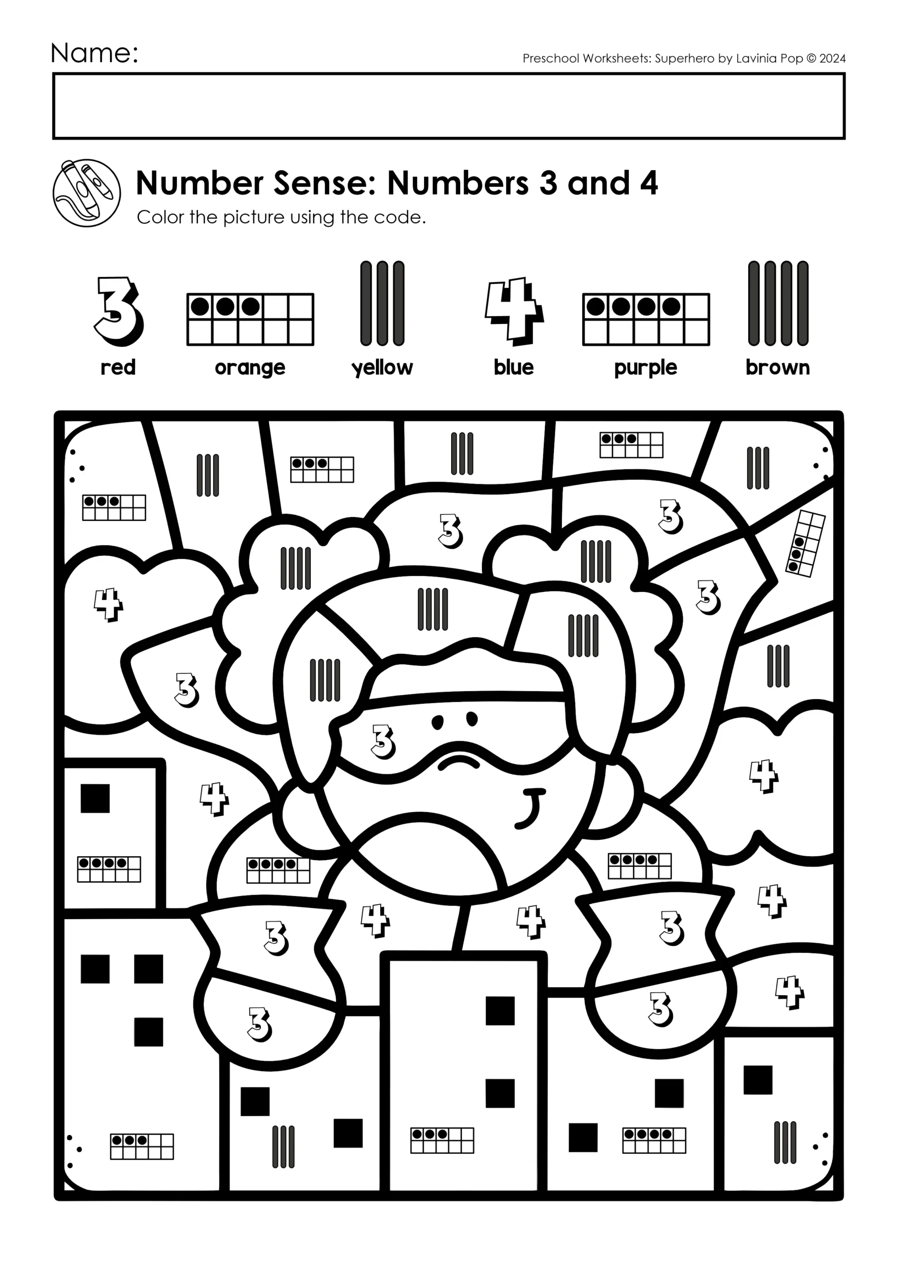 Superhero Preschool Worksheets And Activities No Prep Superhero Preschool Worksheets And Activities No Prep