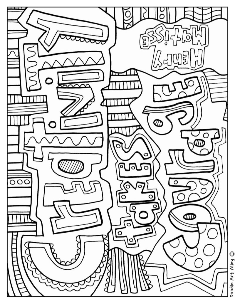The Arts Coloring Pages And Printables CLASSROOM DOODLES The Arts Coloring Pages And Printables CLASSROOM DOODLES