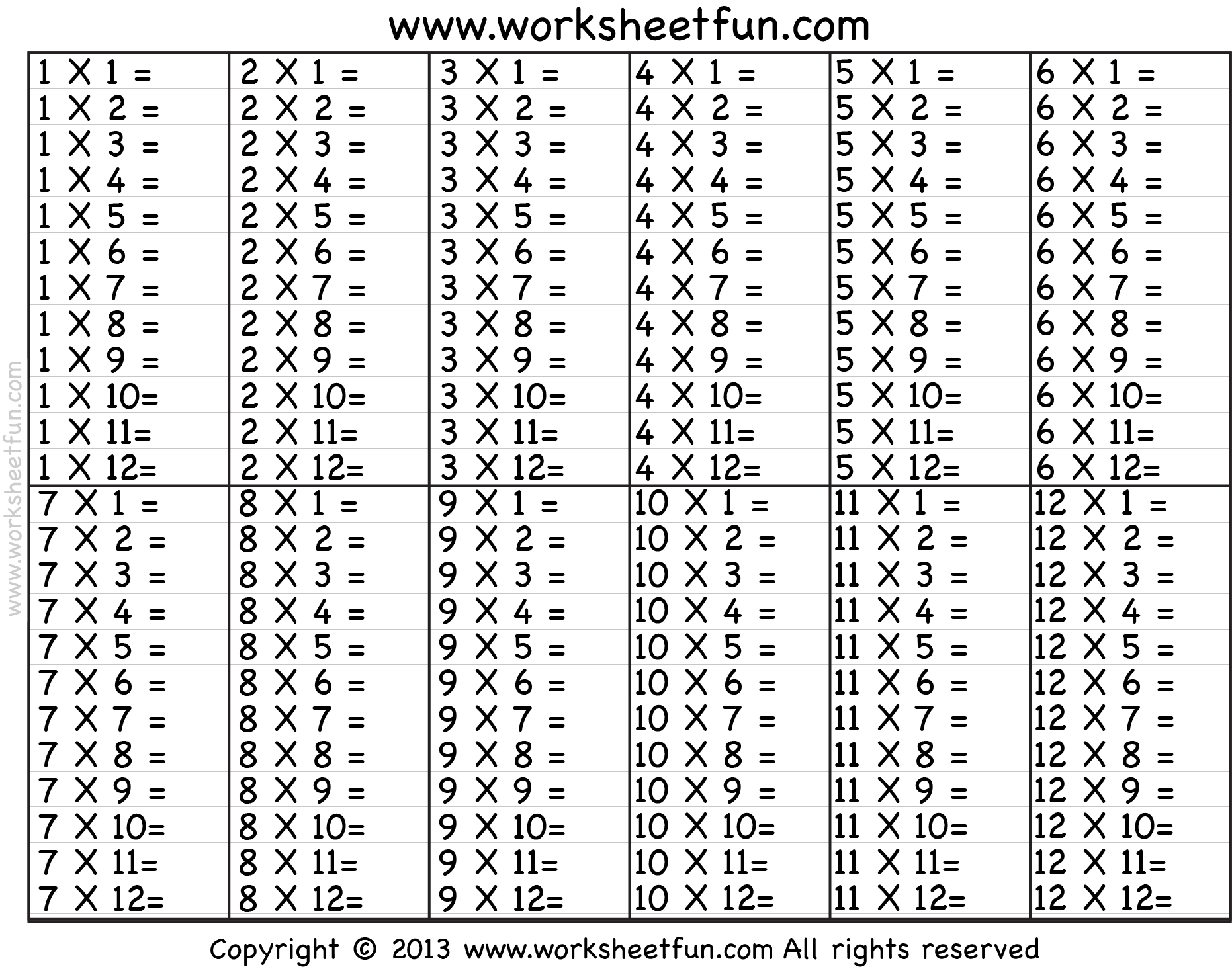 Times Table 2 12 Worksheets 1 2 3 4 5 6 7 8 9 10 11 12 13 14 15 16 17 18 19 And 20 FREE Printable Worksheets Worksheetfun Times Table 2 12 Worksheets 1 2 3 4 5 6 7 8 9 10 11 12 13 14 15 16 17 18 19 And 20 FREE Printable Worksheets Worksheetfun